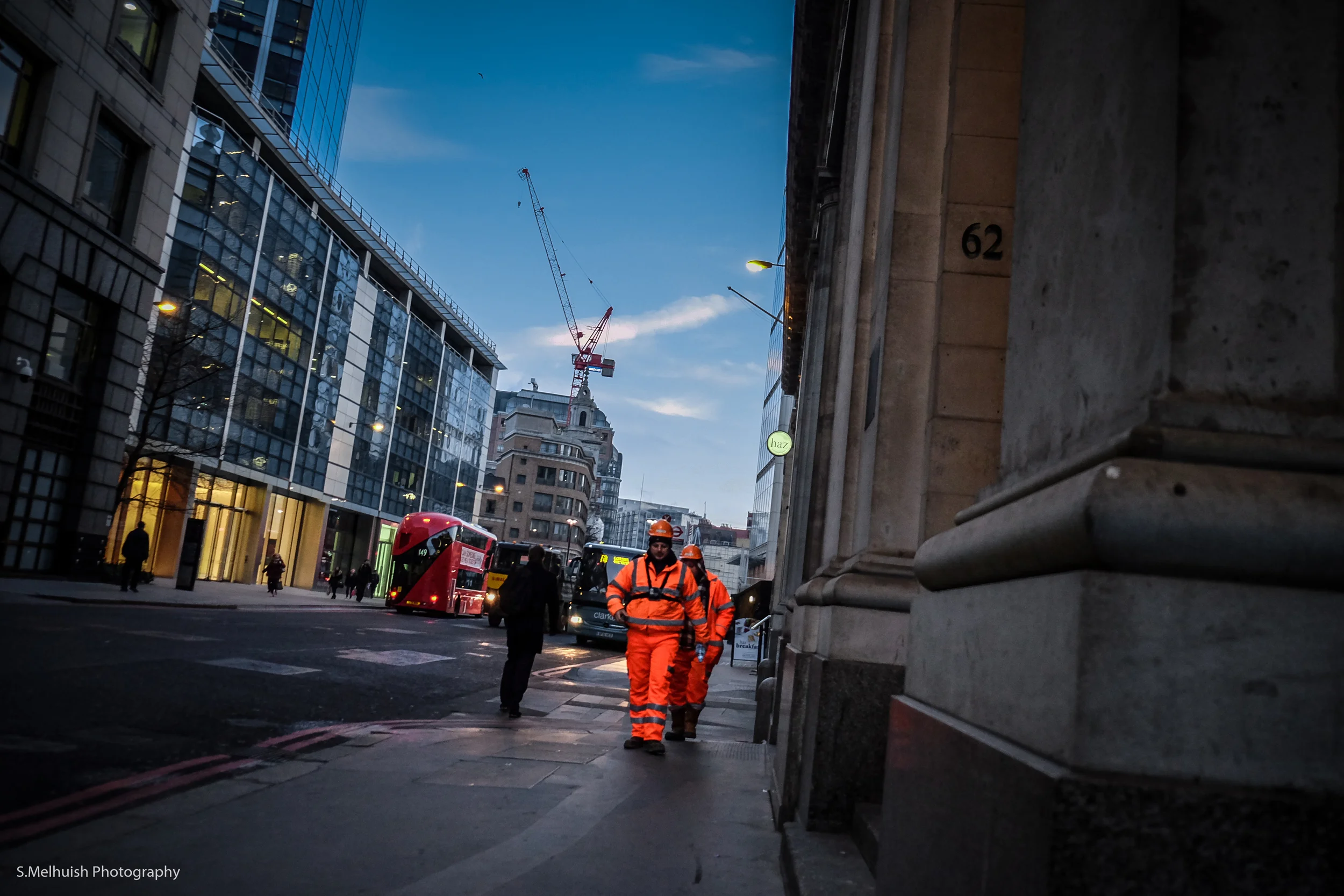 Hey ho, hey ho, off to work we go - Bishopsgate, London
