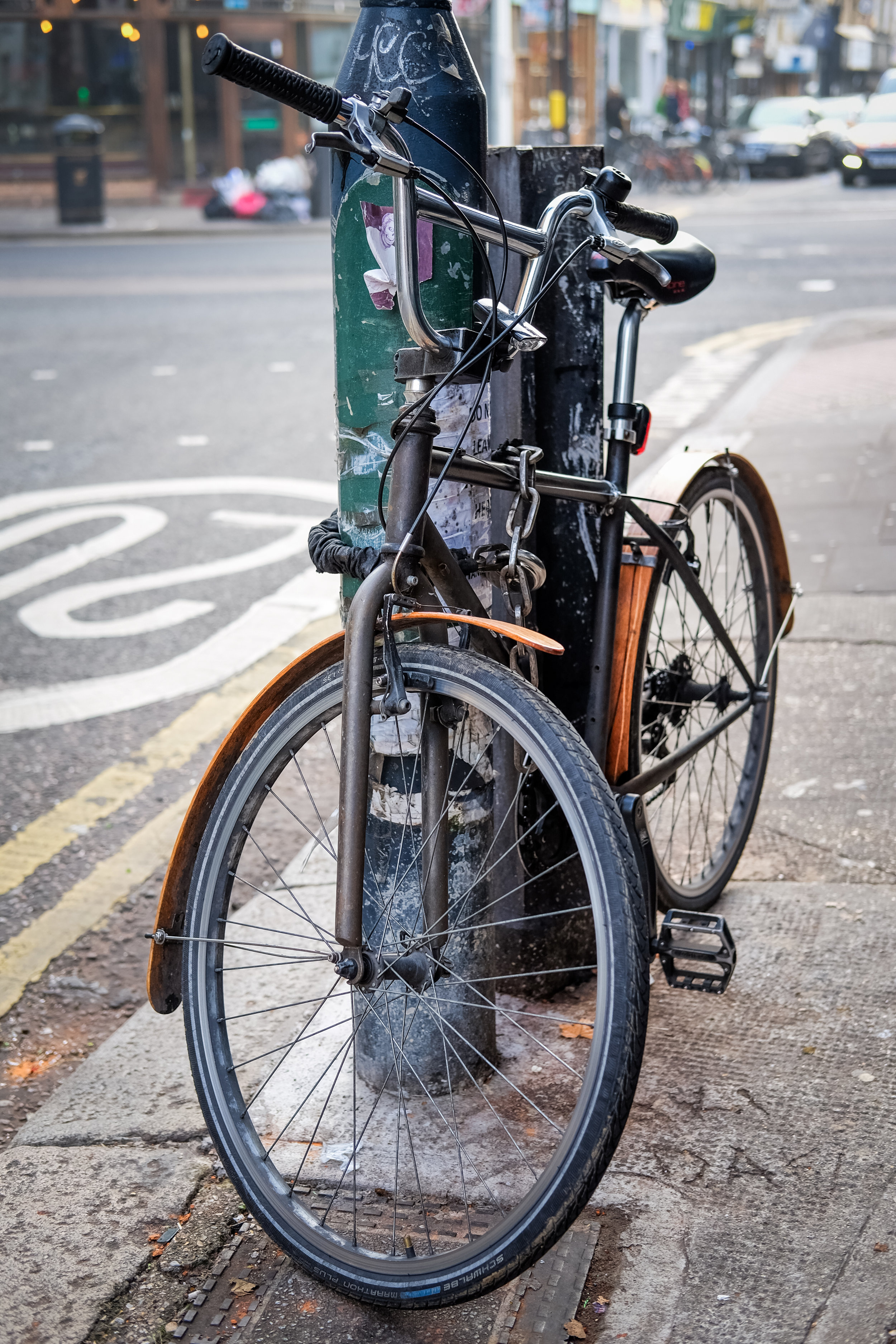 Wooden mudguards