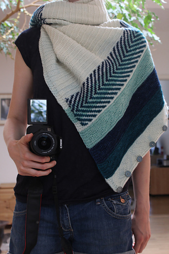 Katharina 's beautiful Om shawl!
