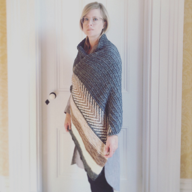 I love Rebecca's Hinterland Om Shawl!!