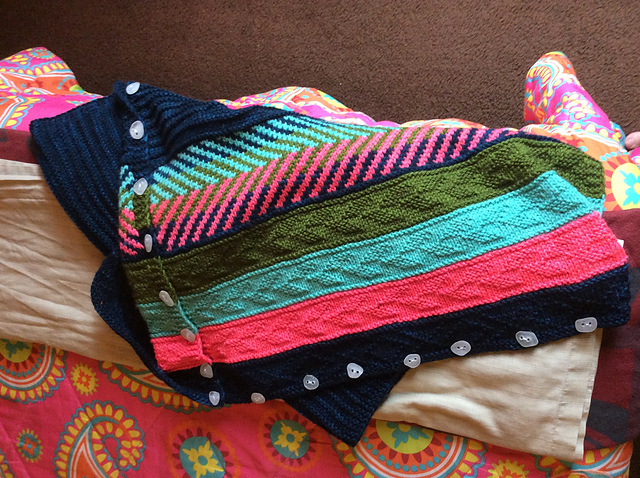 Love this Navy Blue with pops of color by Amber ! Wow!