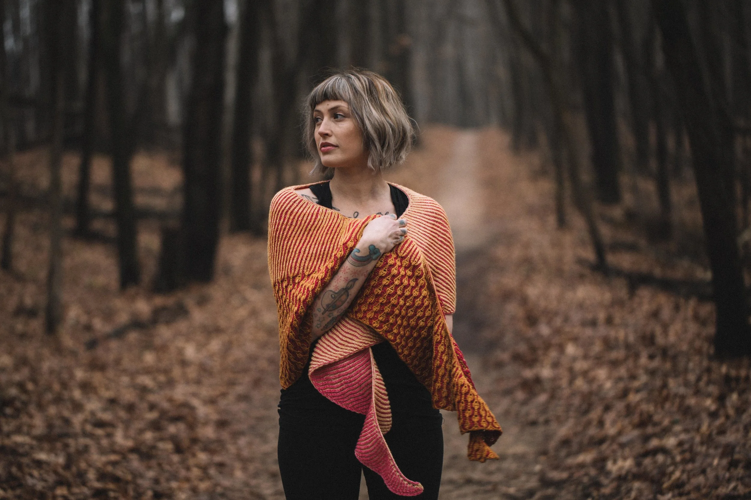 Rose Gold Shawl