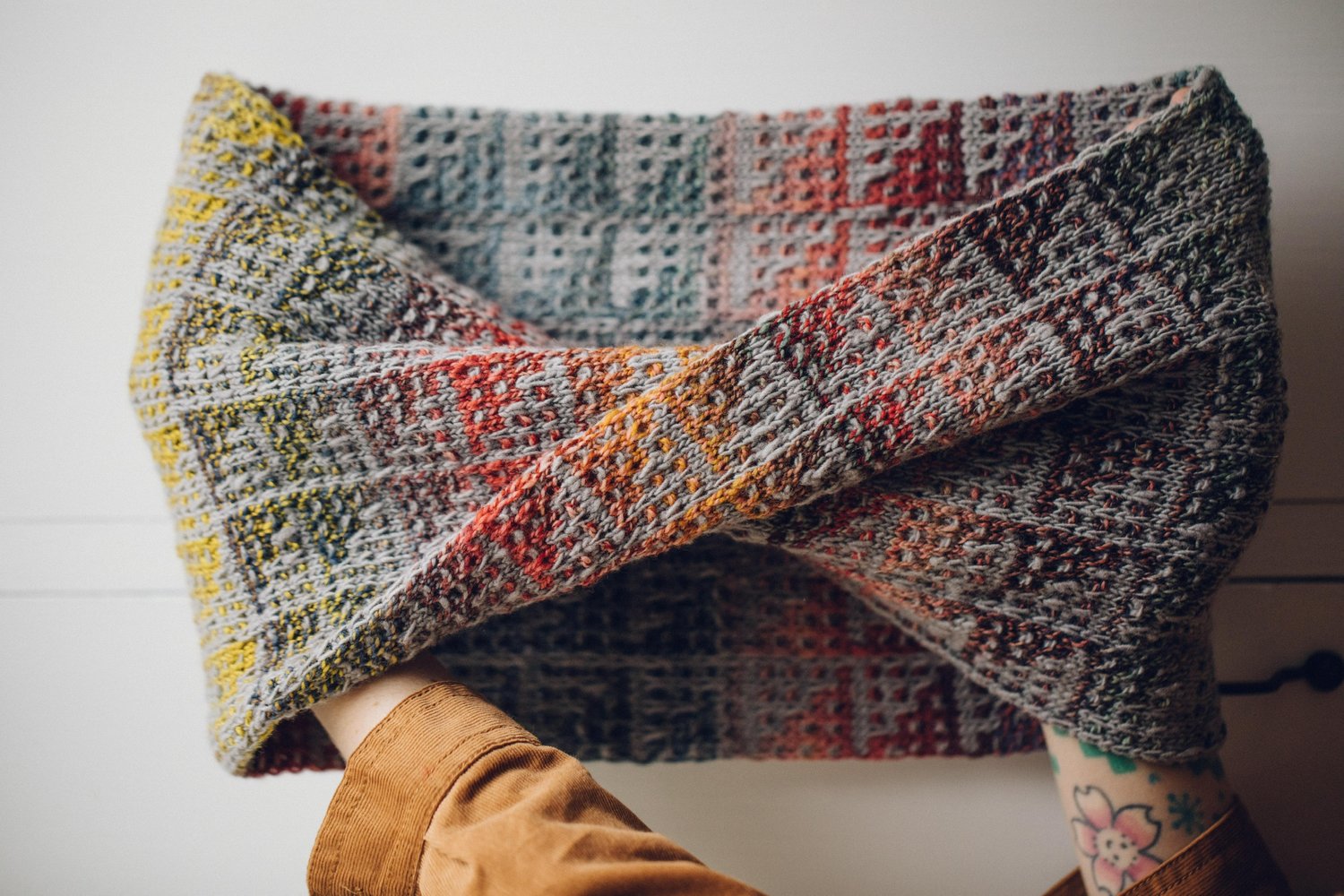 Mount Rainier Cowl Knit Pattern Digital Download