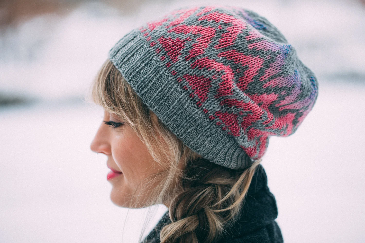 LAFENICE Women’s Multicolored knitted Head Warmer 3 Pack Winter Headbands for Women Wool Knit Thick Fleece  main image 2