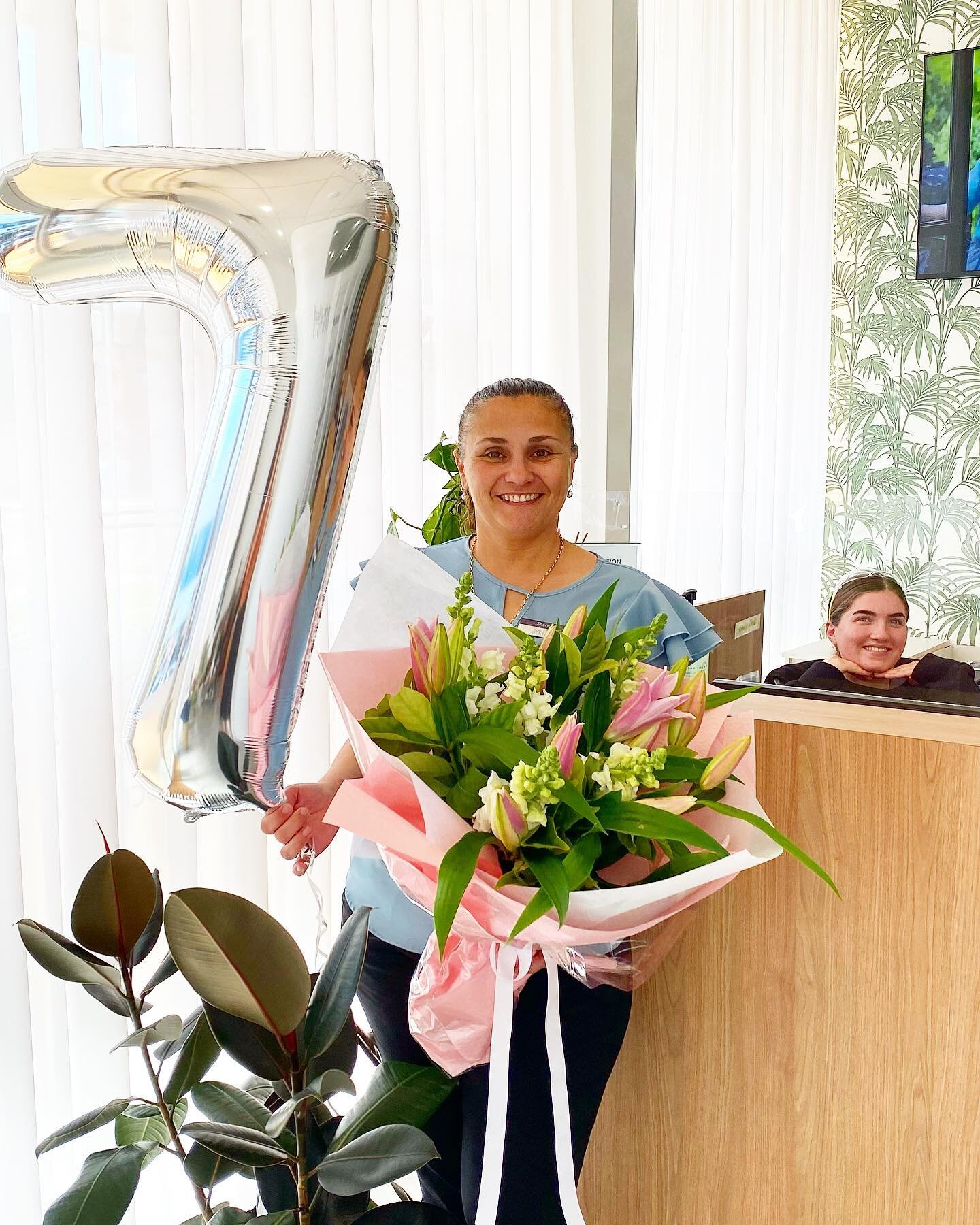 💐What a pretty surprise from Dr Peter Foo and his team from The Orthodontist (Gosford), warmly and joyfully delivered to us by the lovely Theresa! 💐

Thanks for the well wishes to mark our 7 years of New Leaf life and for being awesome at looking a