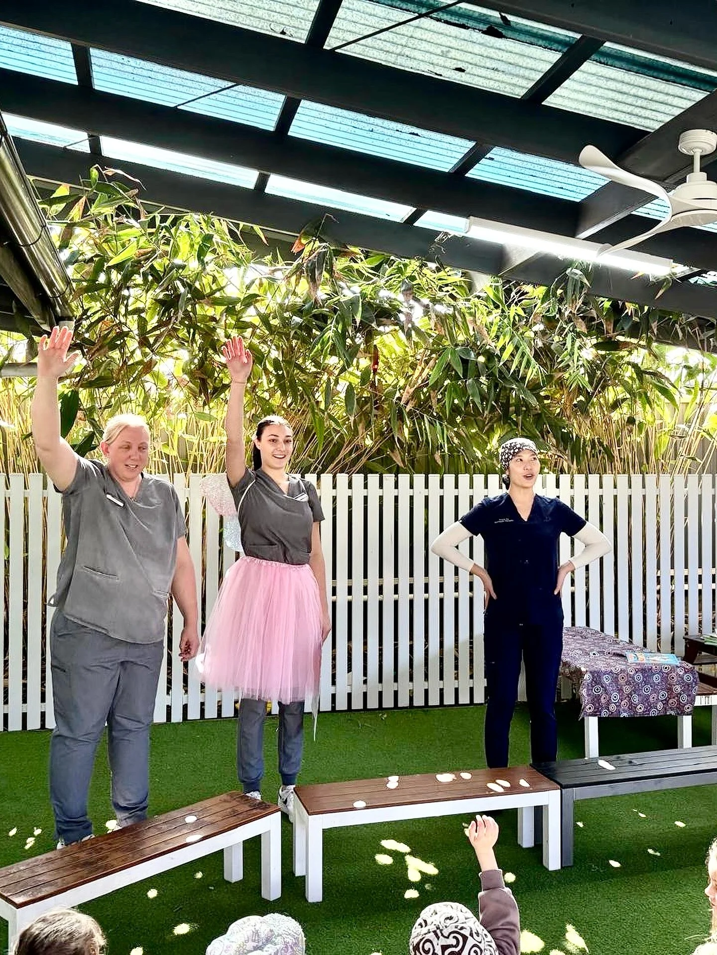 The #toothfairy 🧚and her fairy team 🦷 strike again this #DentalHealthWeek to share smiles and healthy habits with the adorable preschool kids in our little pocket of the Central Coast! 💚

Tracey, Shanae and Liesl popped into local pre-schools with