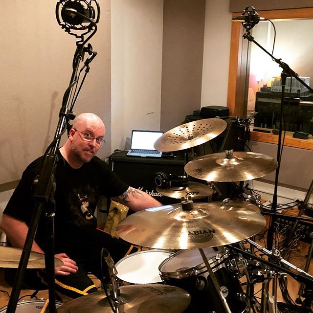 The incomparable Clayton Gore getting it done at New constellation for the @pulchramortemetal album