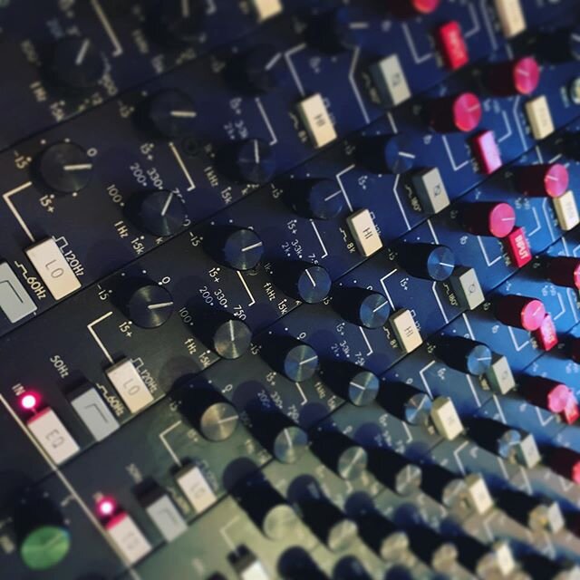 making some music today... #trident80b #eq #audioengineer #mix #recordingstudio