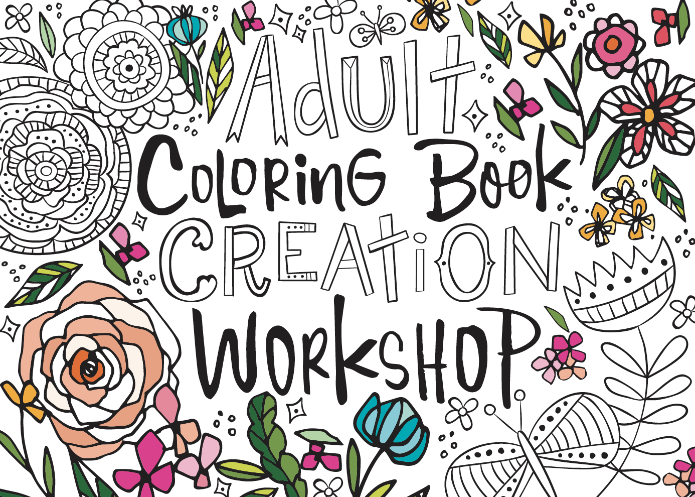 Adult Coloring Book Creation Workshop