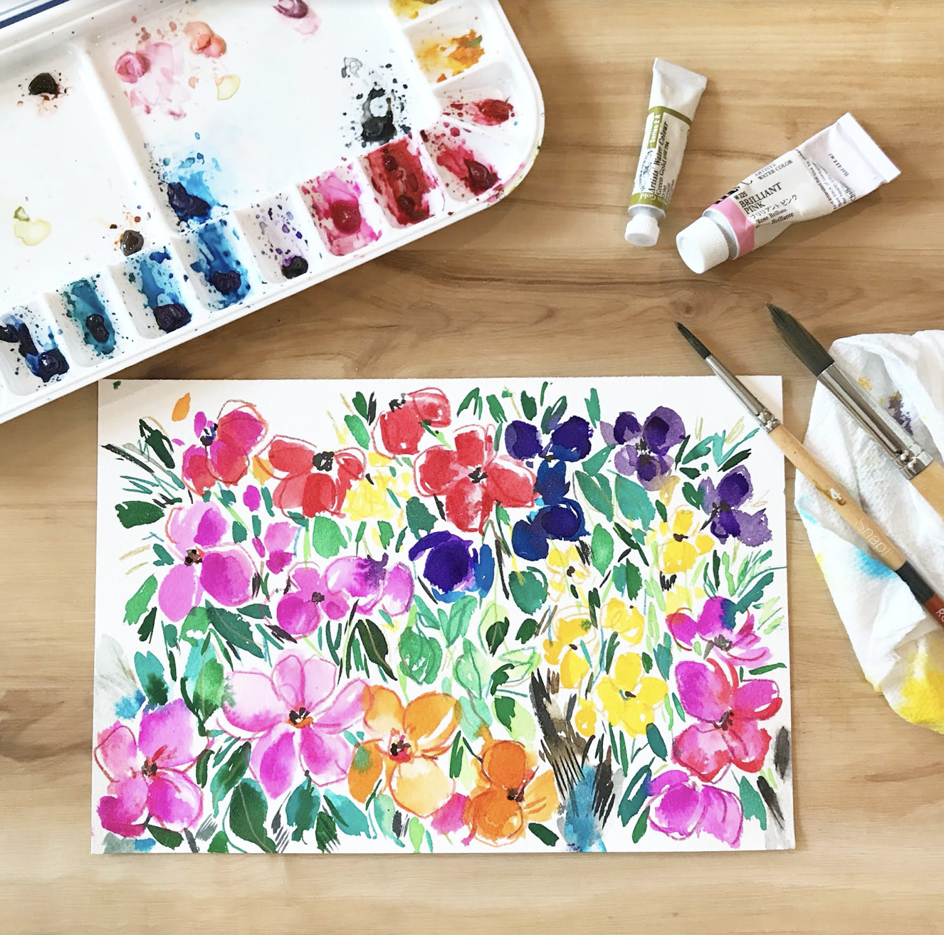 Floral Watercolor Workshop 