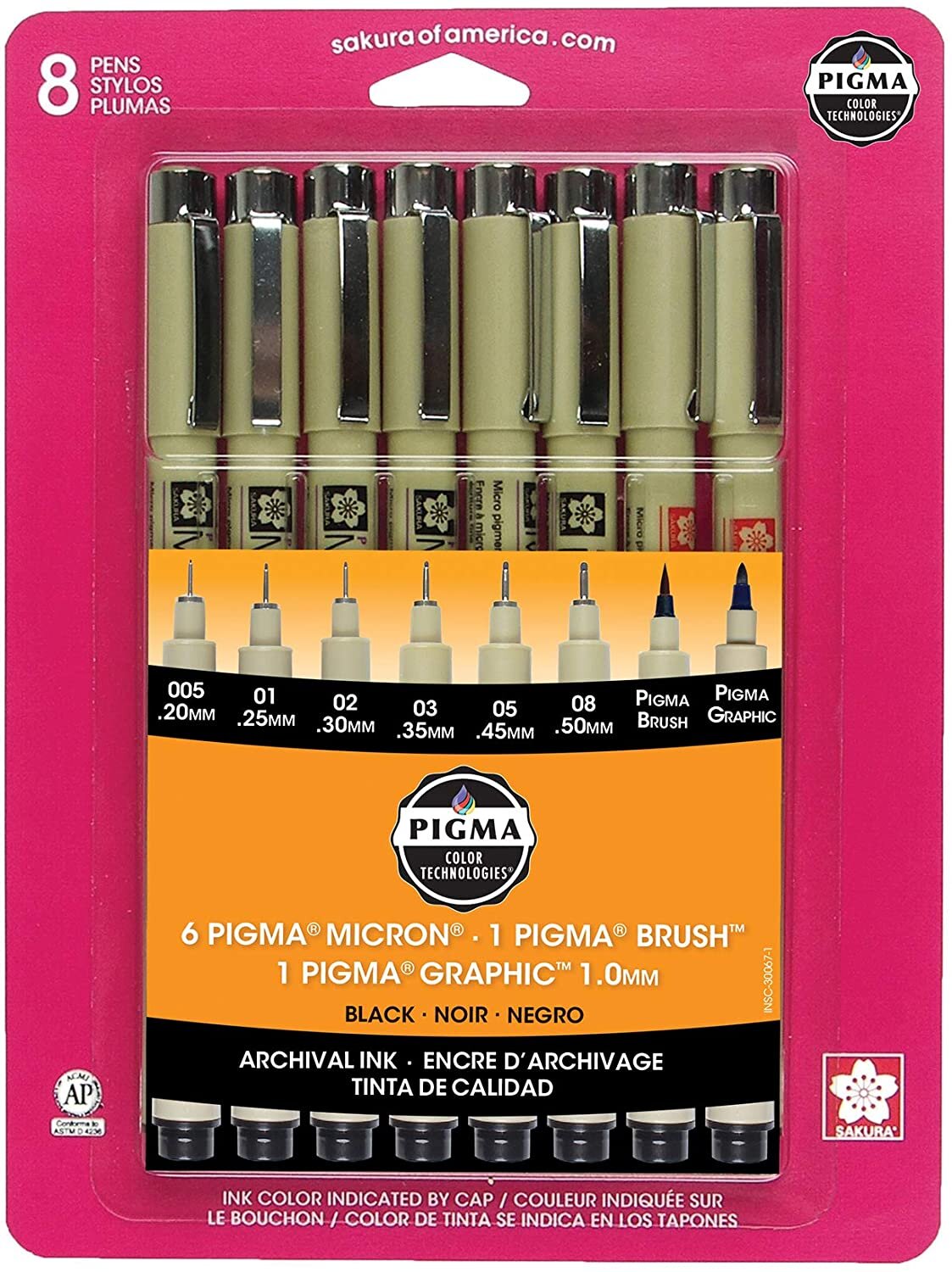 Sakura Pigma Micron Ink Pen Set