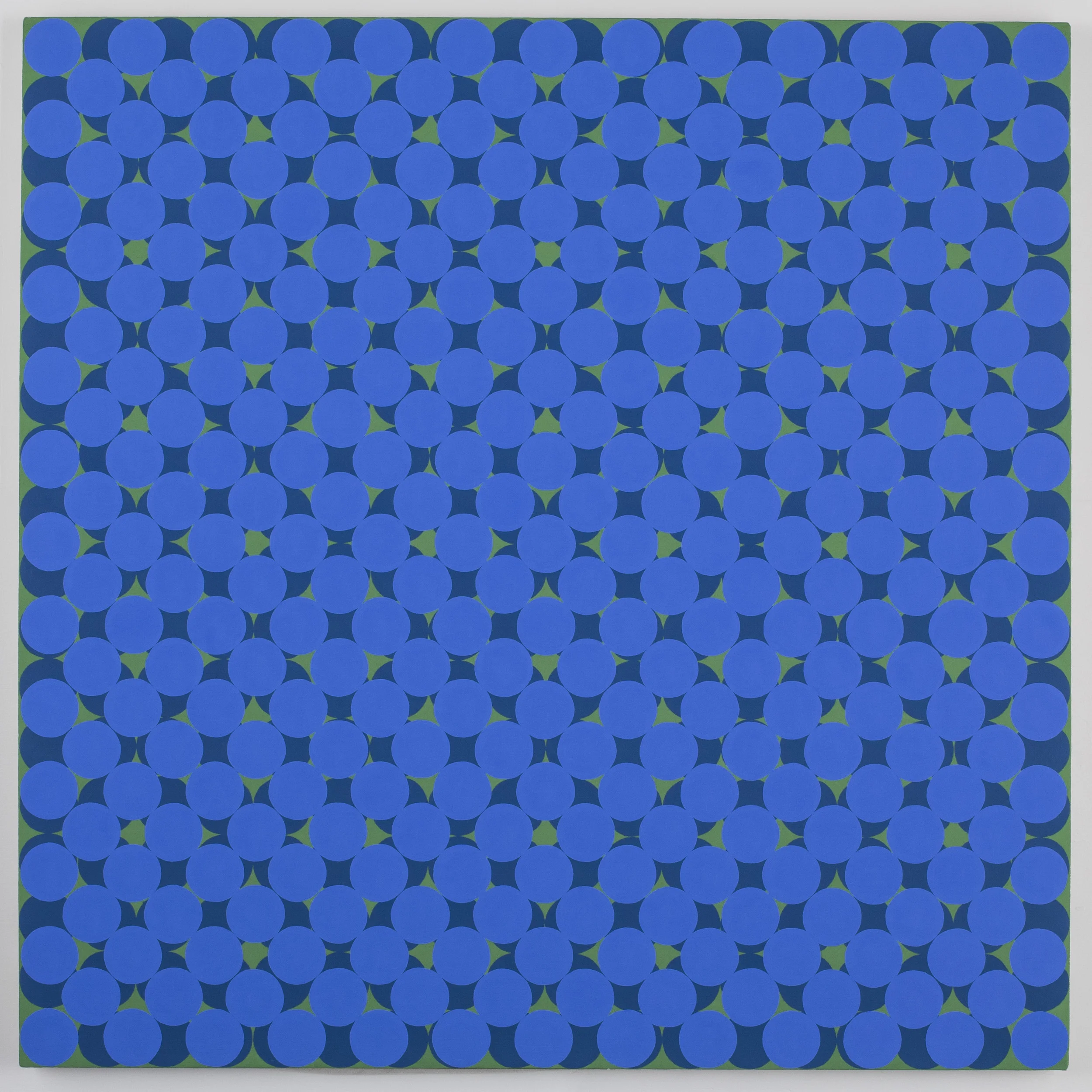   Centaurea Cyanus , 2017.  36 x 36 inches, oil on canvas   Private Collection  