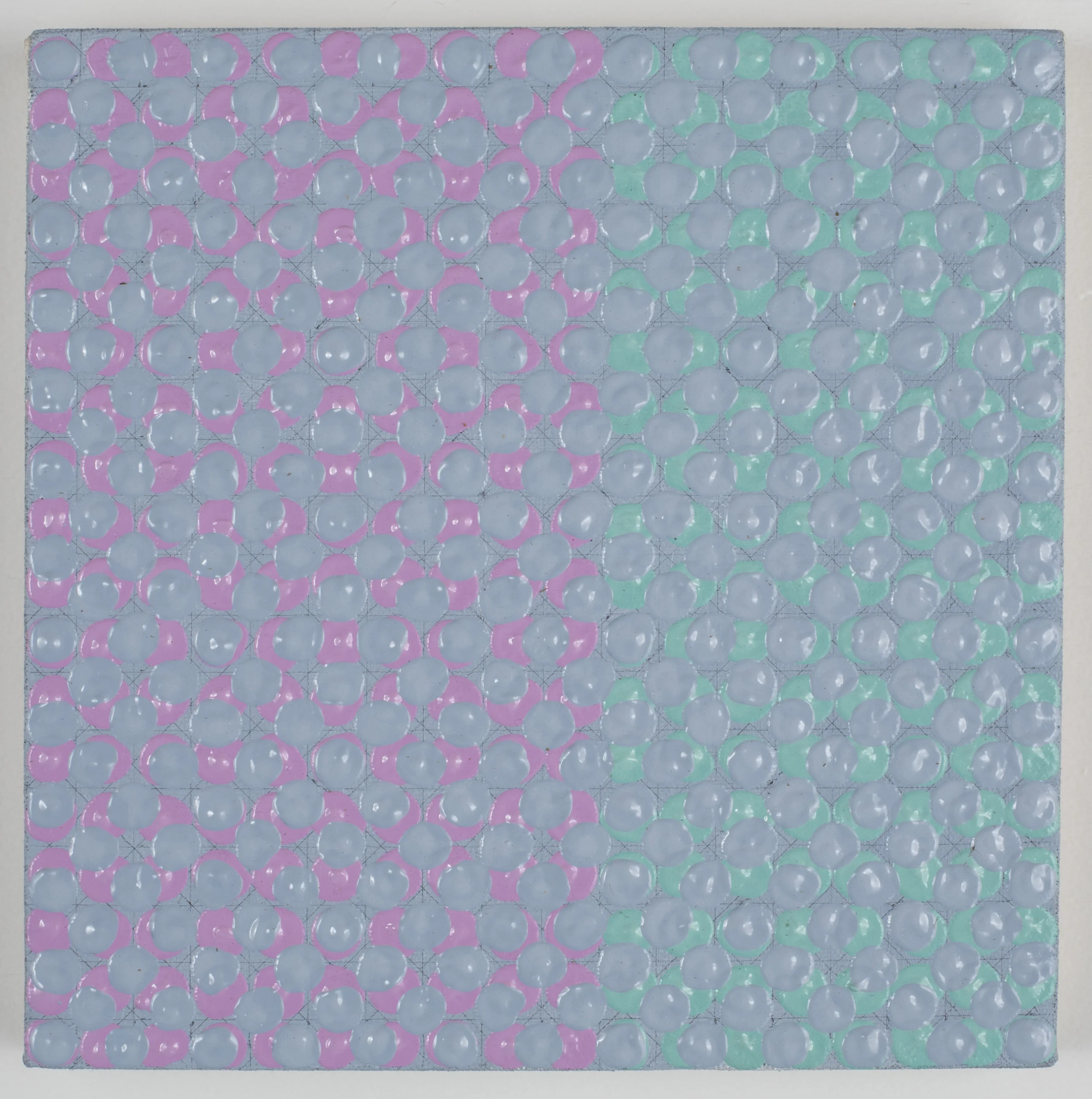   Quiet Concrete , 2017.  9 x 9 inches, oil on canvas 