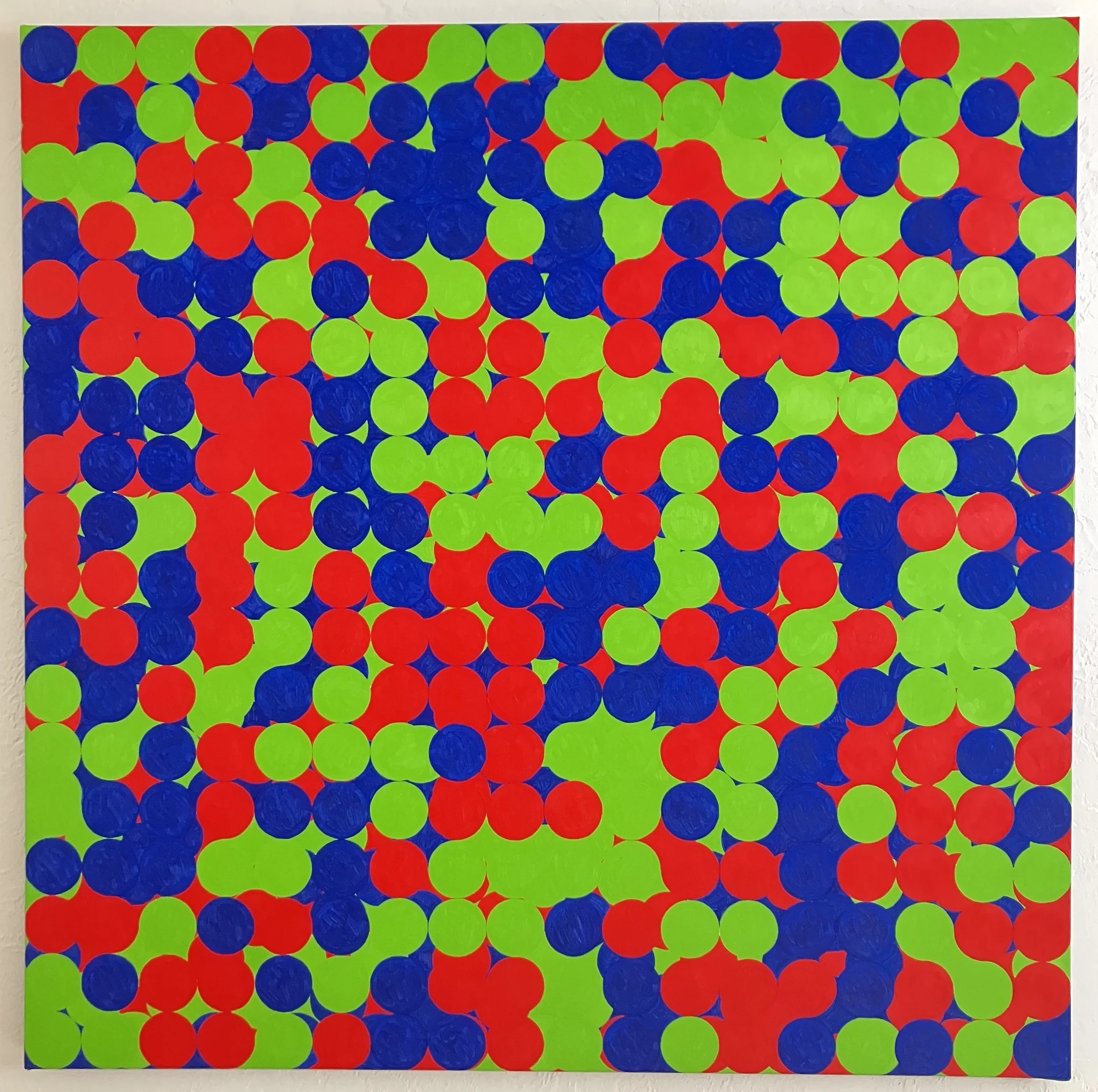  Galaga, 2023  54 x 54 inches  oil on canvas 