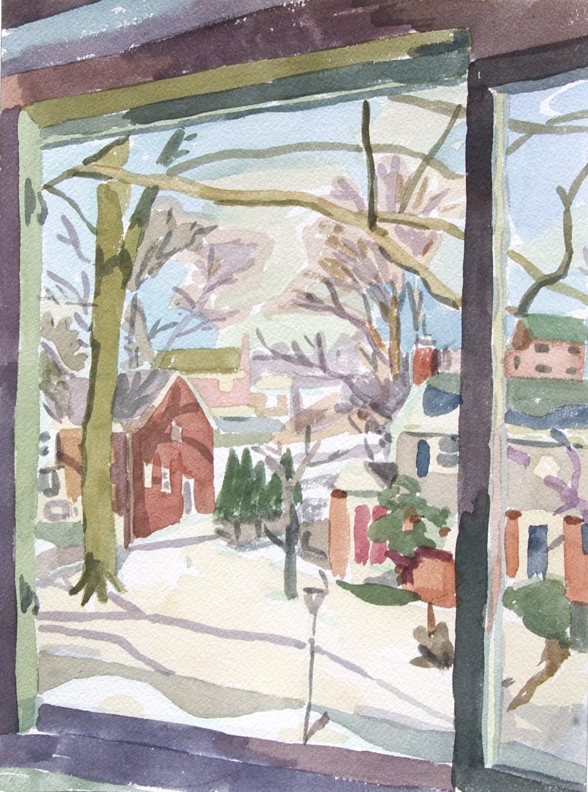   Winter Tree , 2022.  12 x 9 inchers 