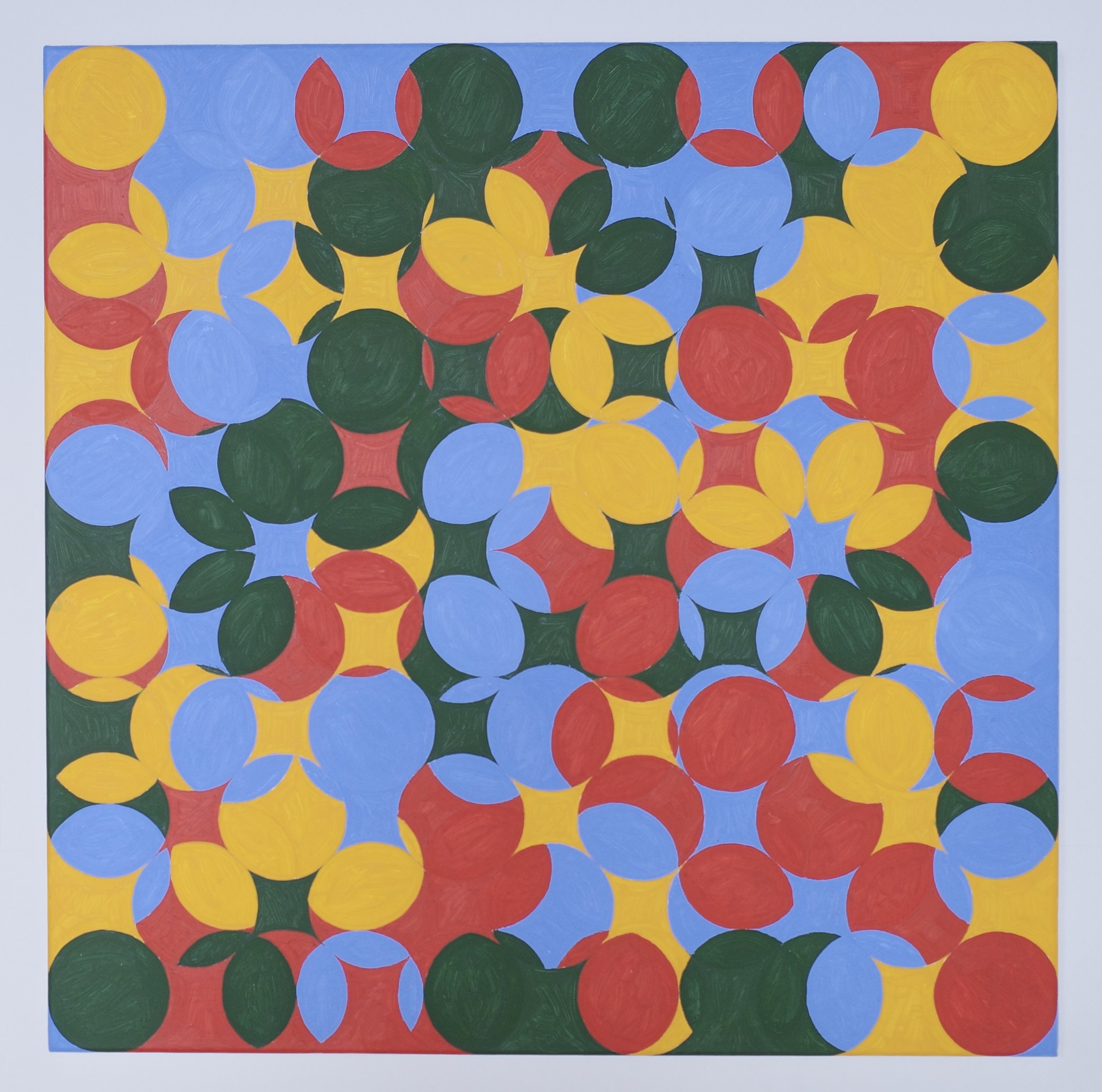  Flamin’ Hot Cool Ranch, 2023.  28 × 28 inches, oil on canvas 