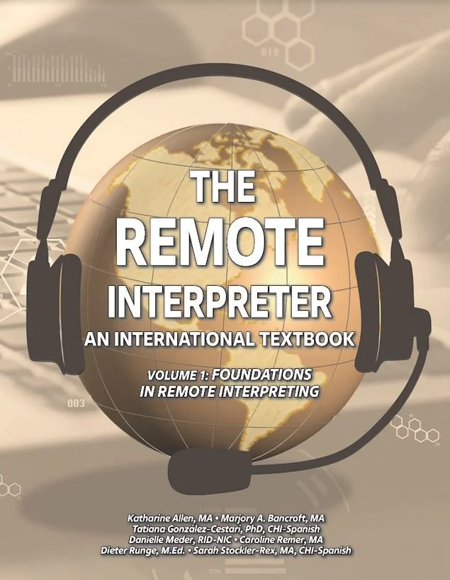 The Remote Interpreter: An International Textbook, Vol. 1, Foundations ...