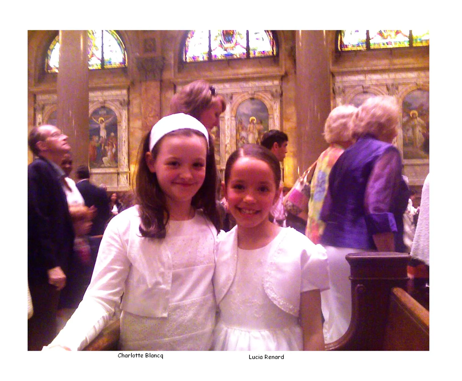 First Communion with Charlotte
