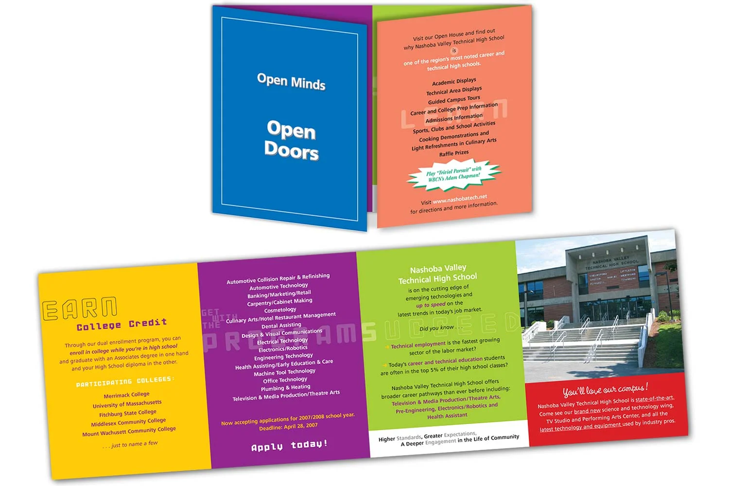 Promotional Brochure, 17” x 5.5” 8-panel gatefold
