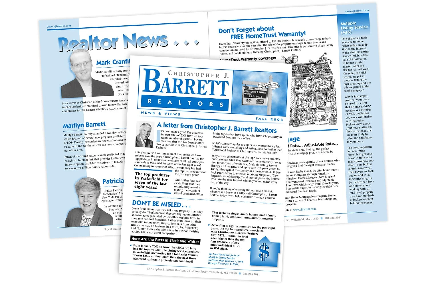 Newsletter, 8.5” x 17” bifold