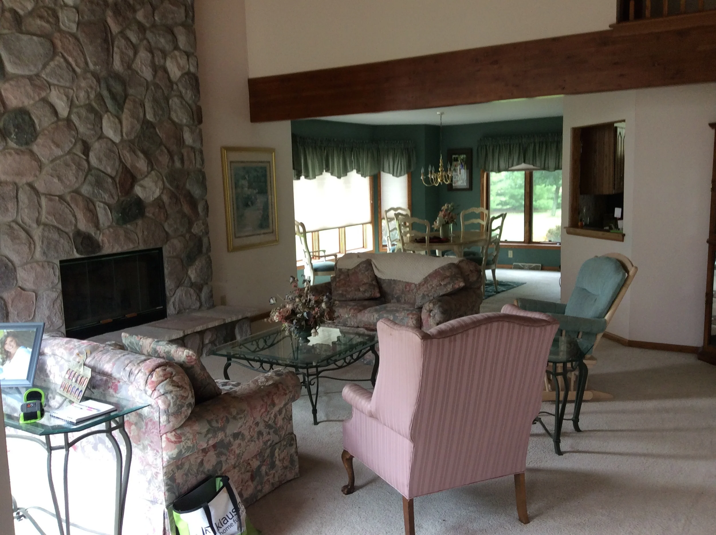 Living/Dining Space Before