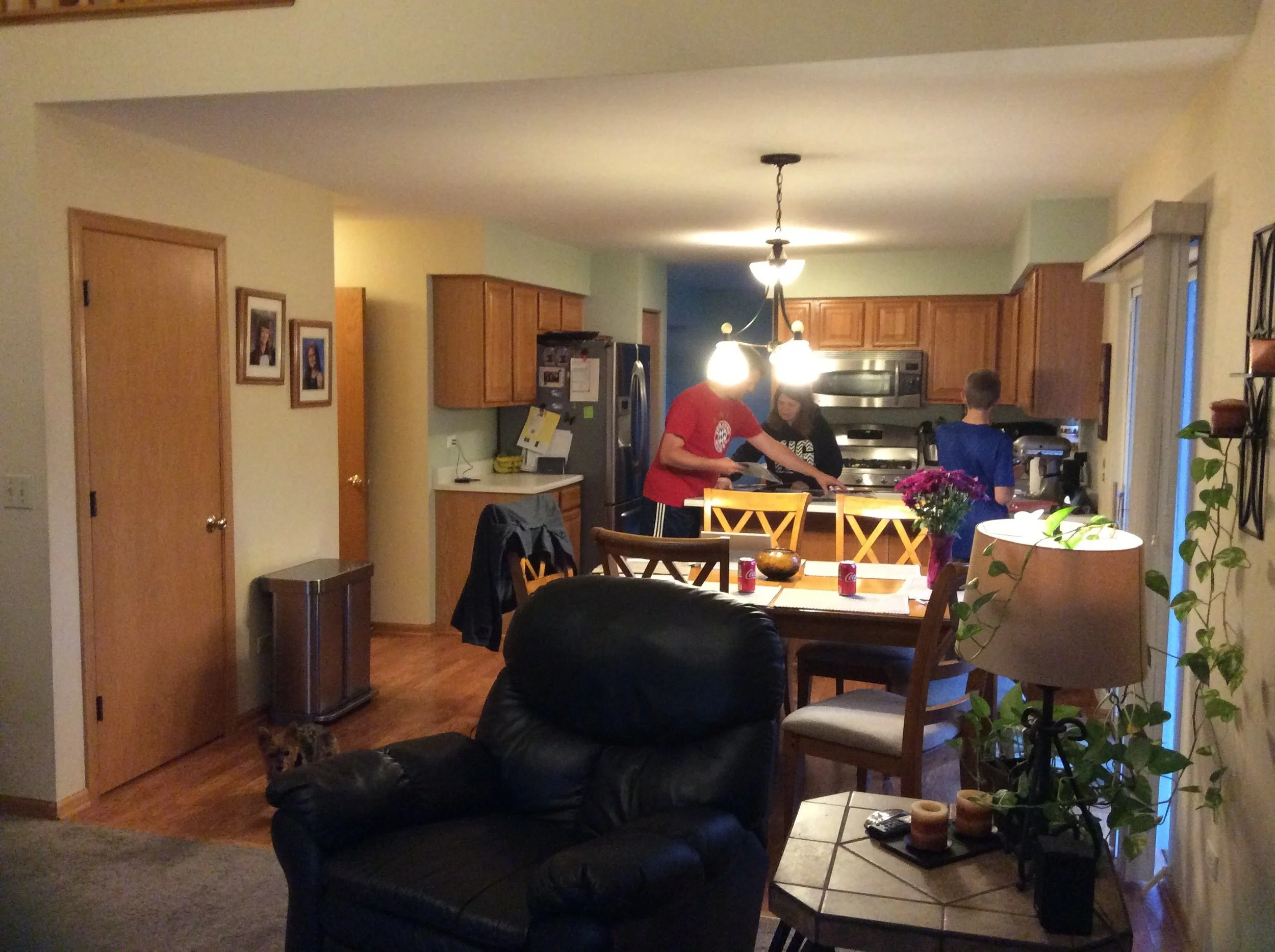 Kitchen/Dining Before