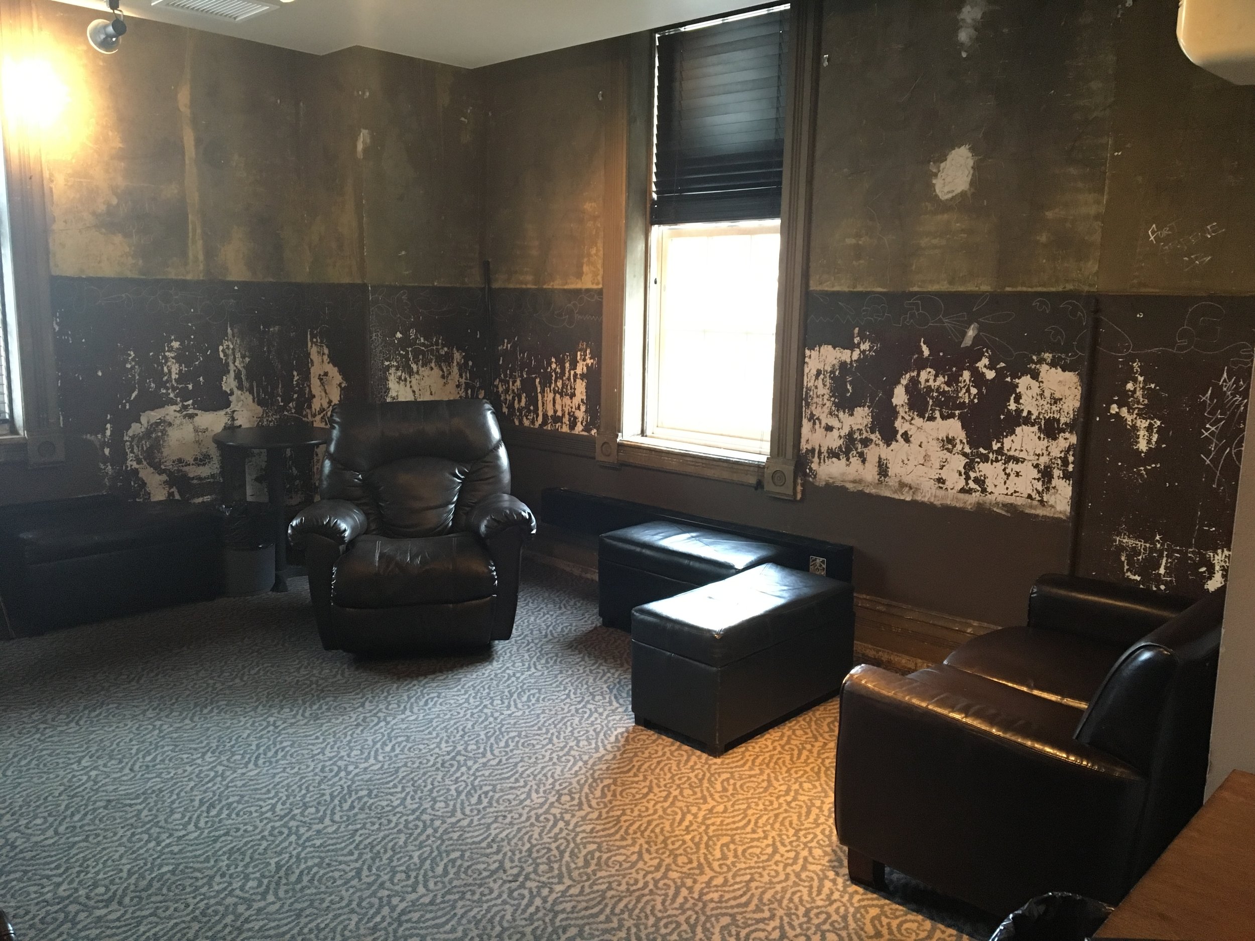 Backstage Room Before