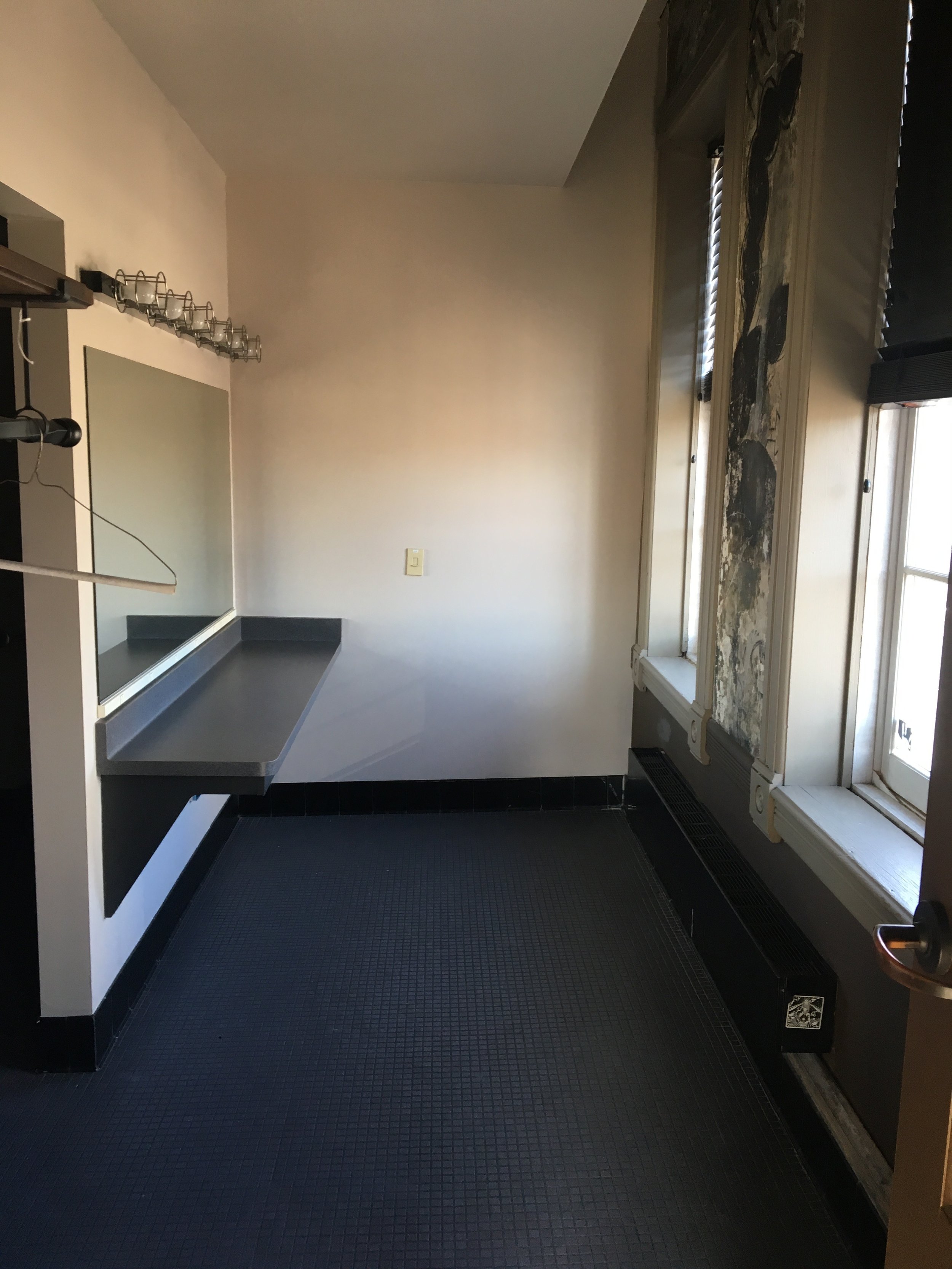 Dressing Room Before