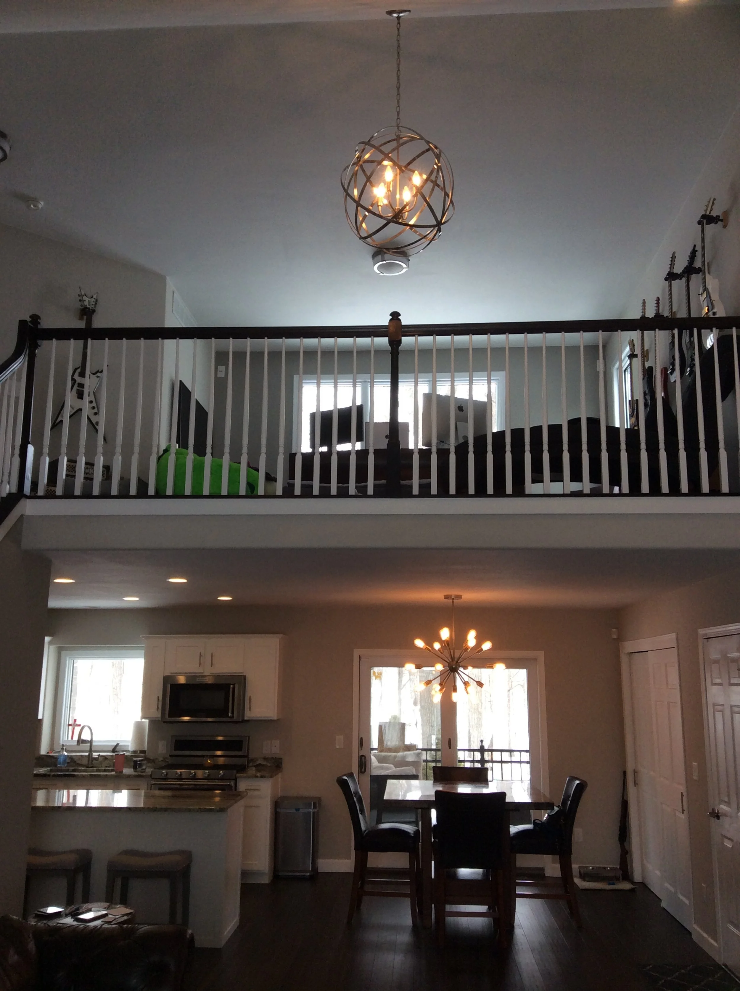 Dining Area/Loft Before