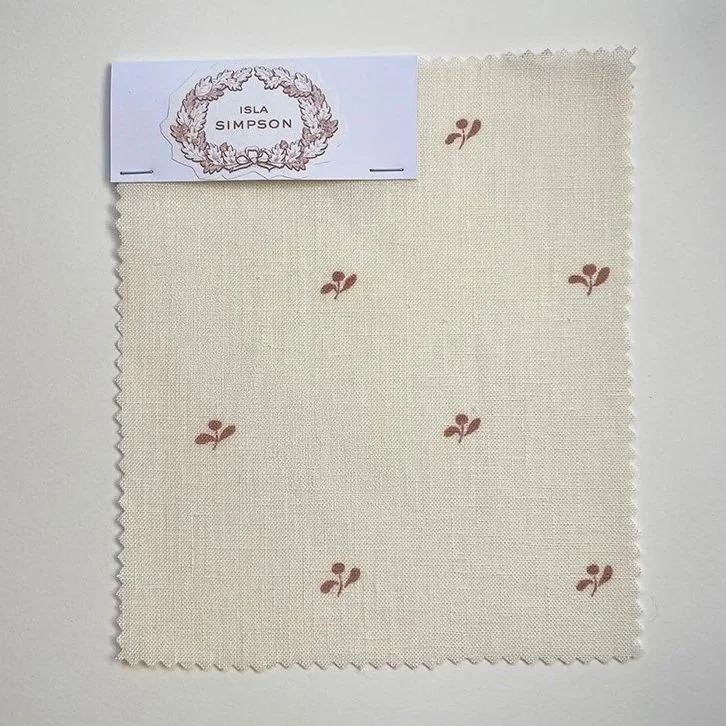 Lawn Flower -  Swatches - Midweight Linen