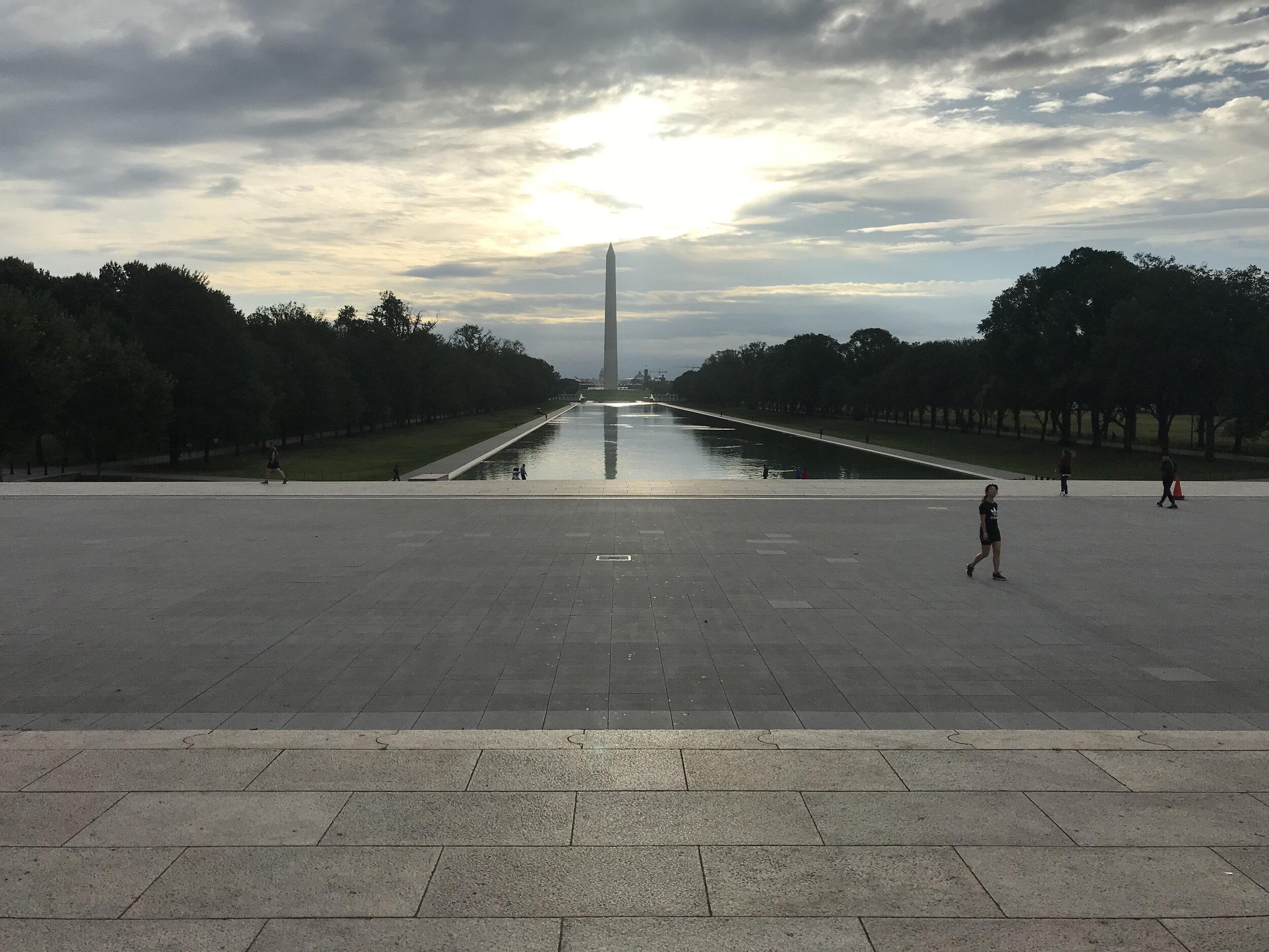 Washington Memorial taken from Lincoln Memorial