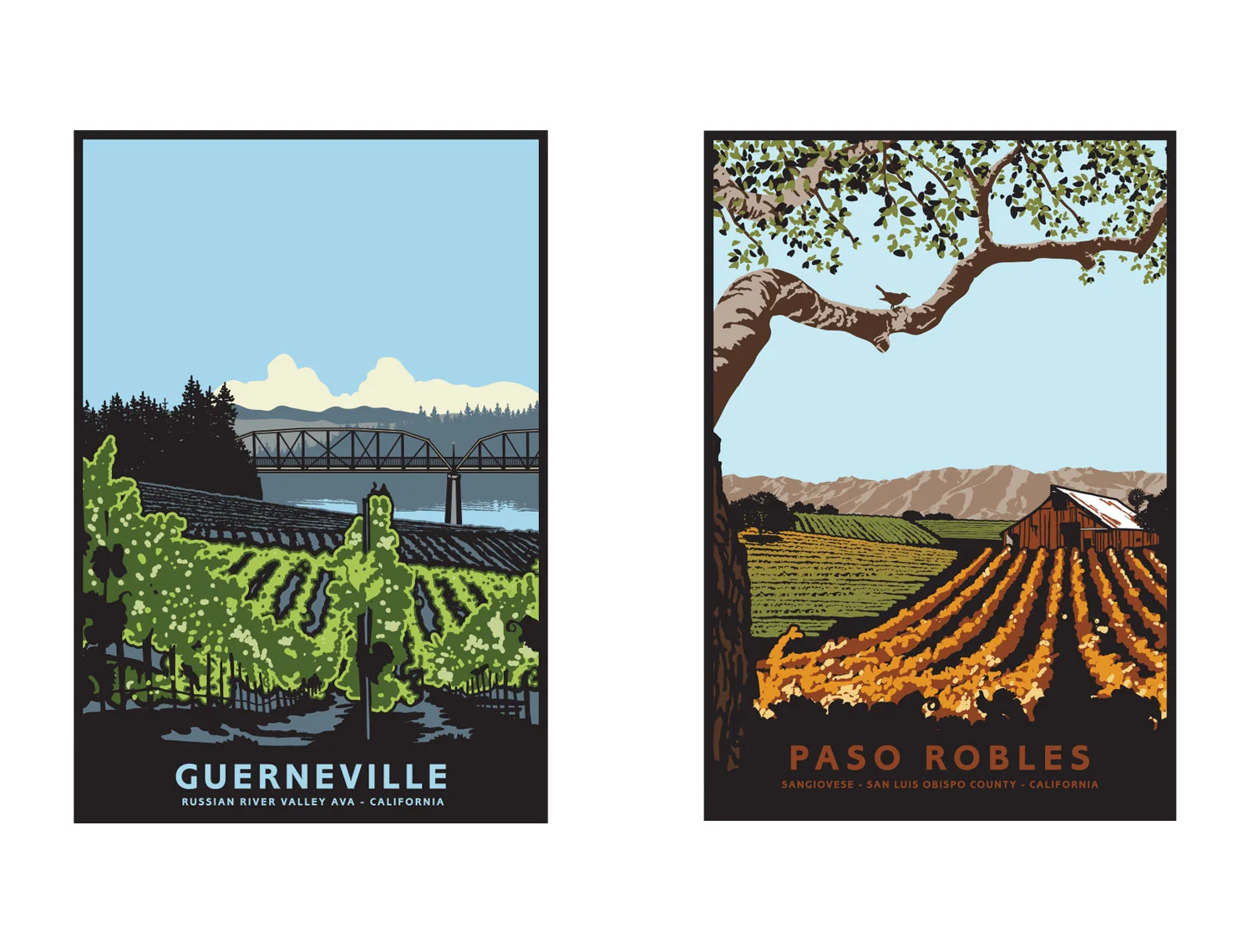 Guerneville & Paso Robles