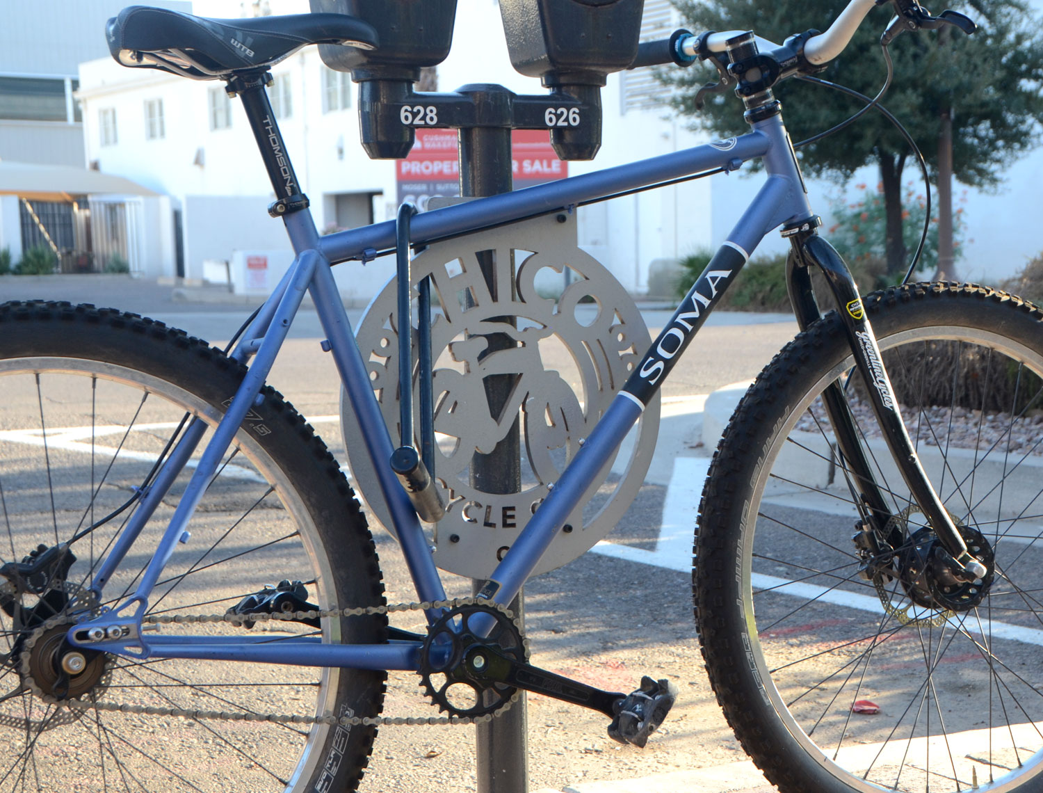 Chico, "Cycle City" Parking Meter Bike Rack