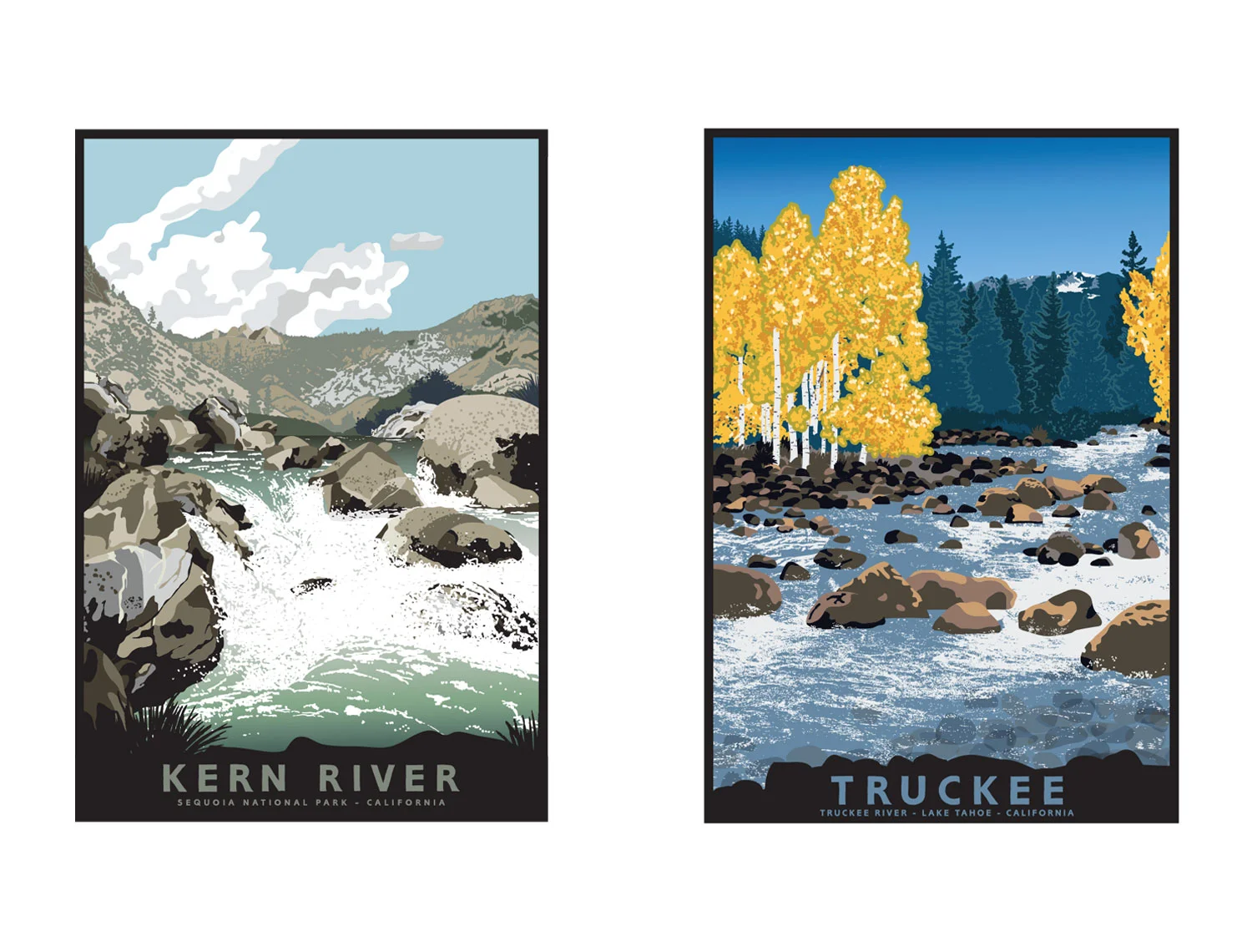Kern & Truckee Rivers