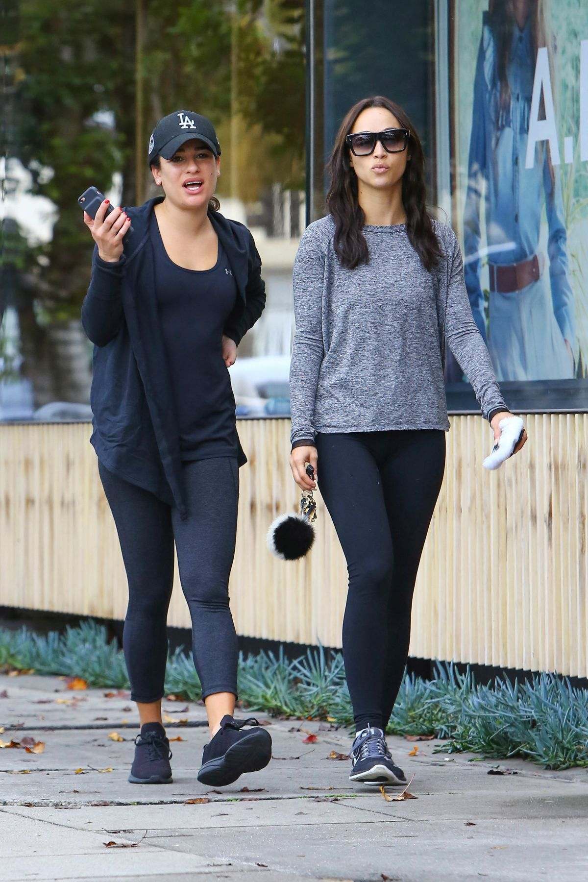 Lea Michele and Cara Santana out and about in Beverly Hills on 01.07.17.