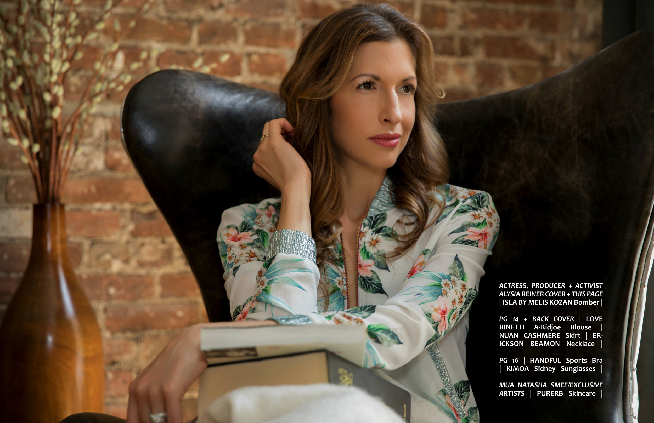 ATHLEISURE MAG JUN ISSUE WITH OUR CELEB COVER, ALYSIA REINER OF NETFLIX'S ORANGE IS THE NEW BLACK