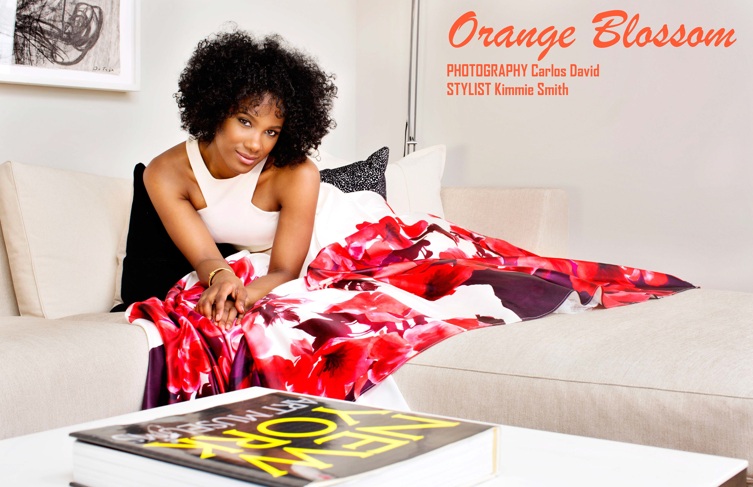 Orange Blossom with OITNB's Vicky Jeudy (Hair); Jun 2016