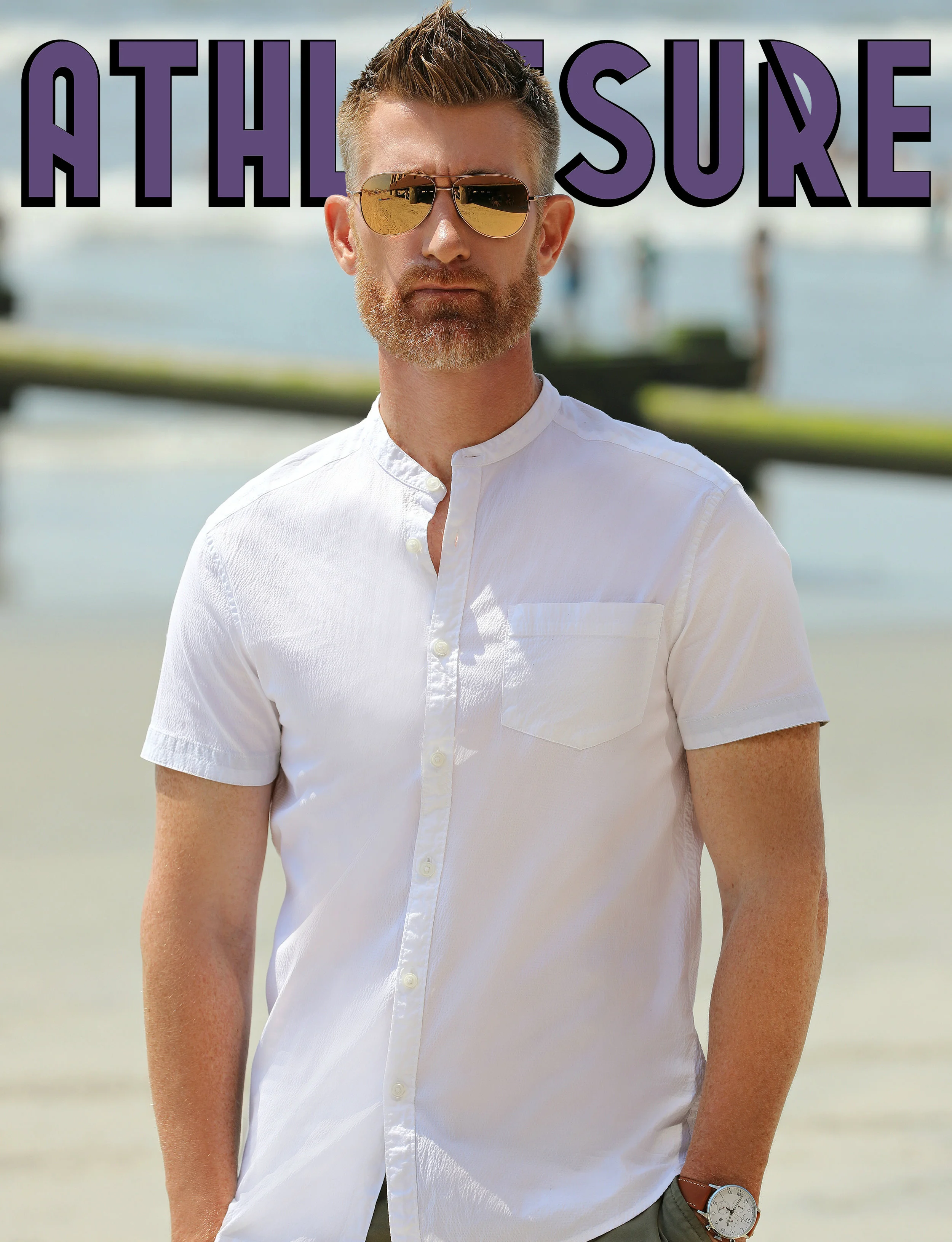 ATH MAG ISSUE #43 JUL 201 9 | SHOT IN Ocean City, NJ | PHOTOGRAPHY Paul Farkas | STYLIST Kimmie Smith | GROOMER Bamike Orgunrinu | ESPN Broadcaster/Journalist/Author Marty Smith |