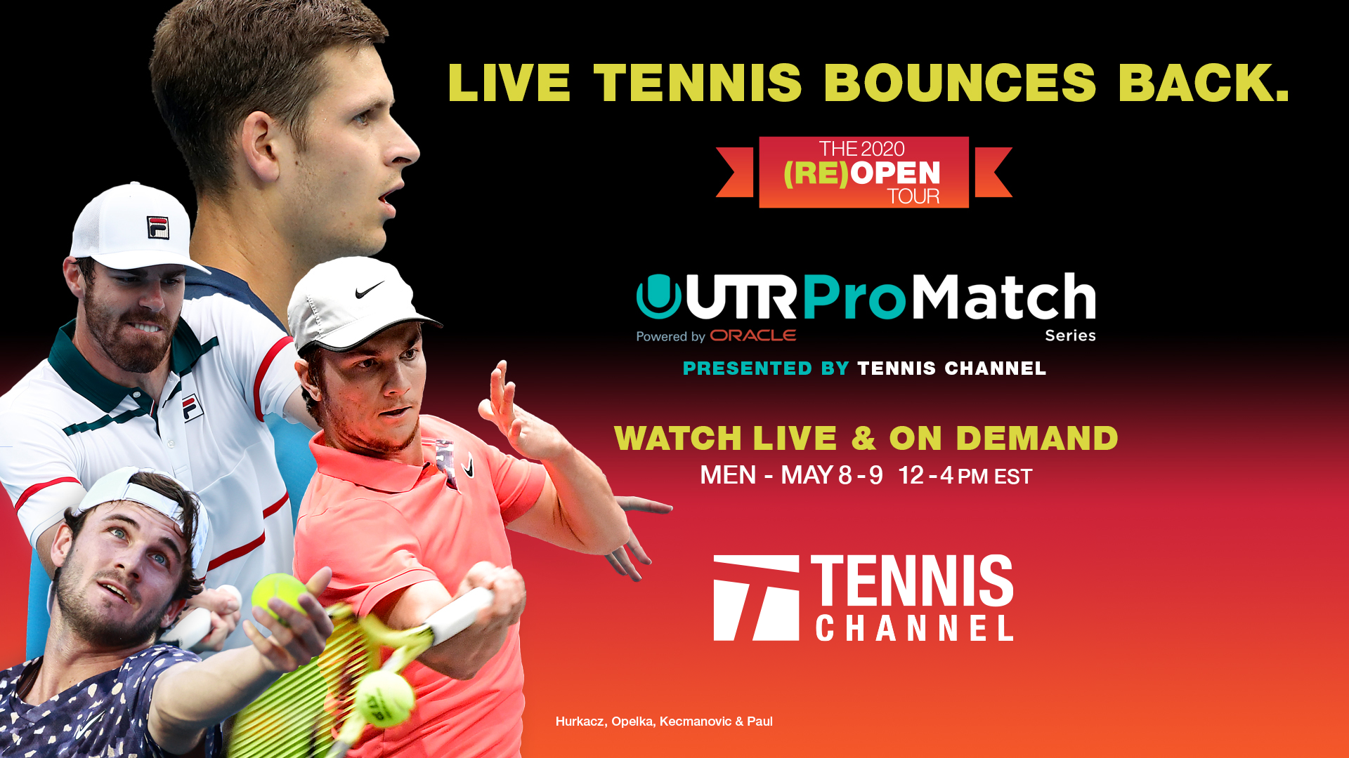 UTR PRO MENS MATCH SERIES POWERED BY ORACLE — Athleisure Mag™ Athleisure Culture
