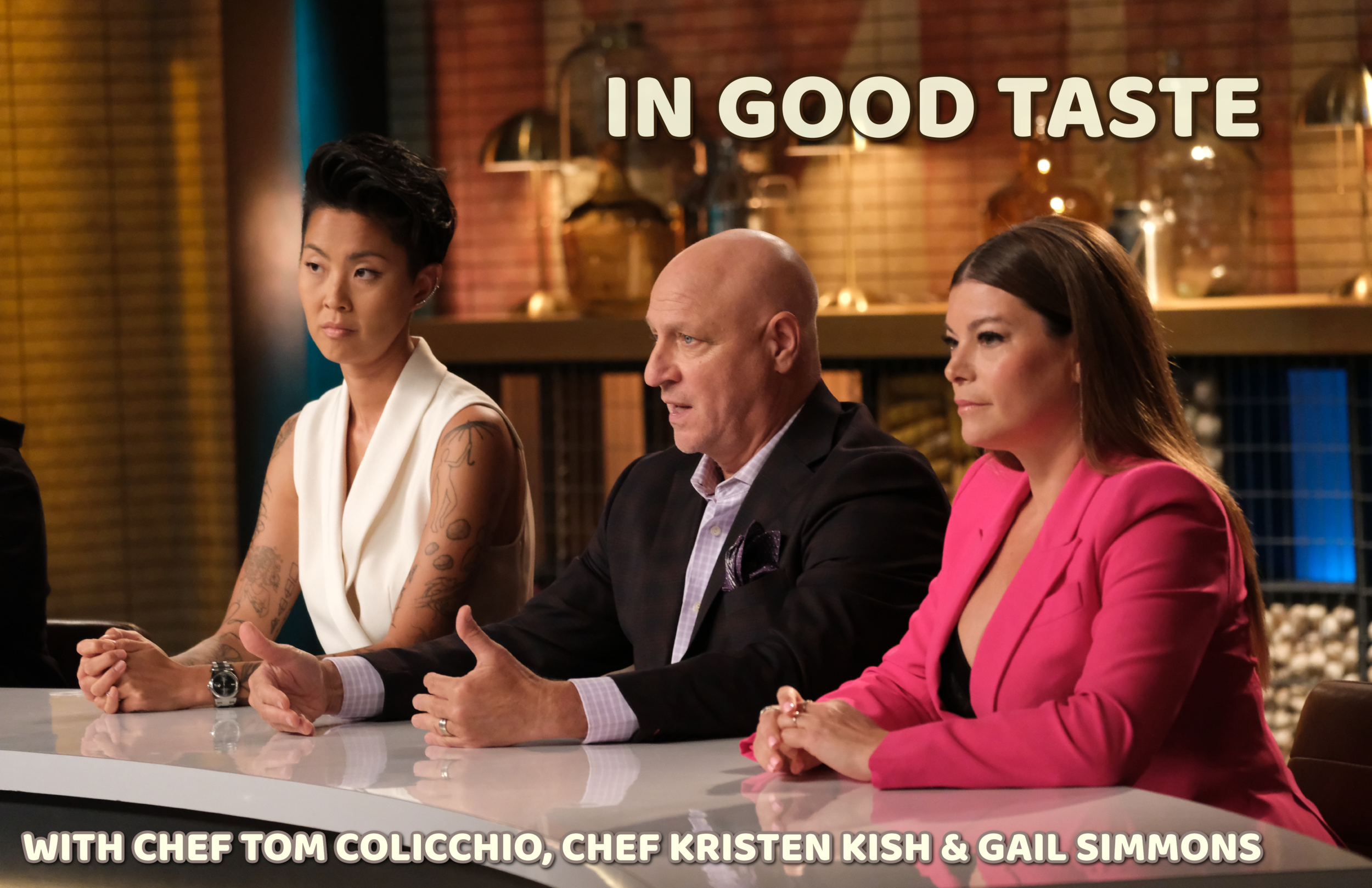 ATHLEISURE MAG #99 | BRAVO Top Chef's Chef Tom Colicchio, Chef Kristen Kish, and Gail Simmons