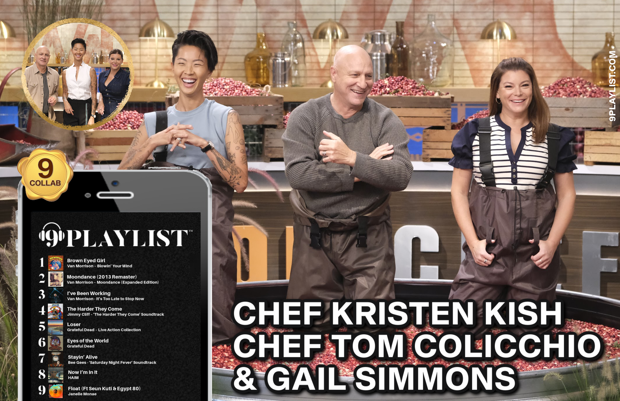 Chef Kristin Kish, Chef Tom Colicchio + Gail Simmons