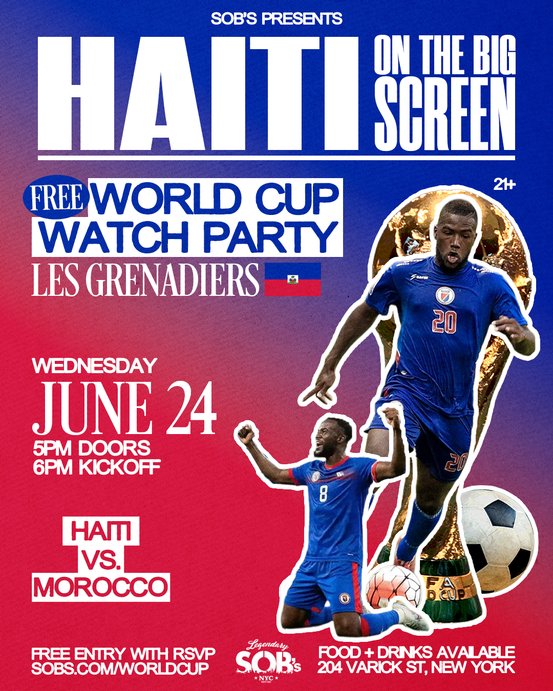 SOB's | HAITI VS MOROCCO