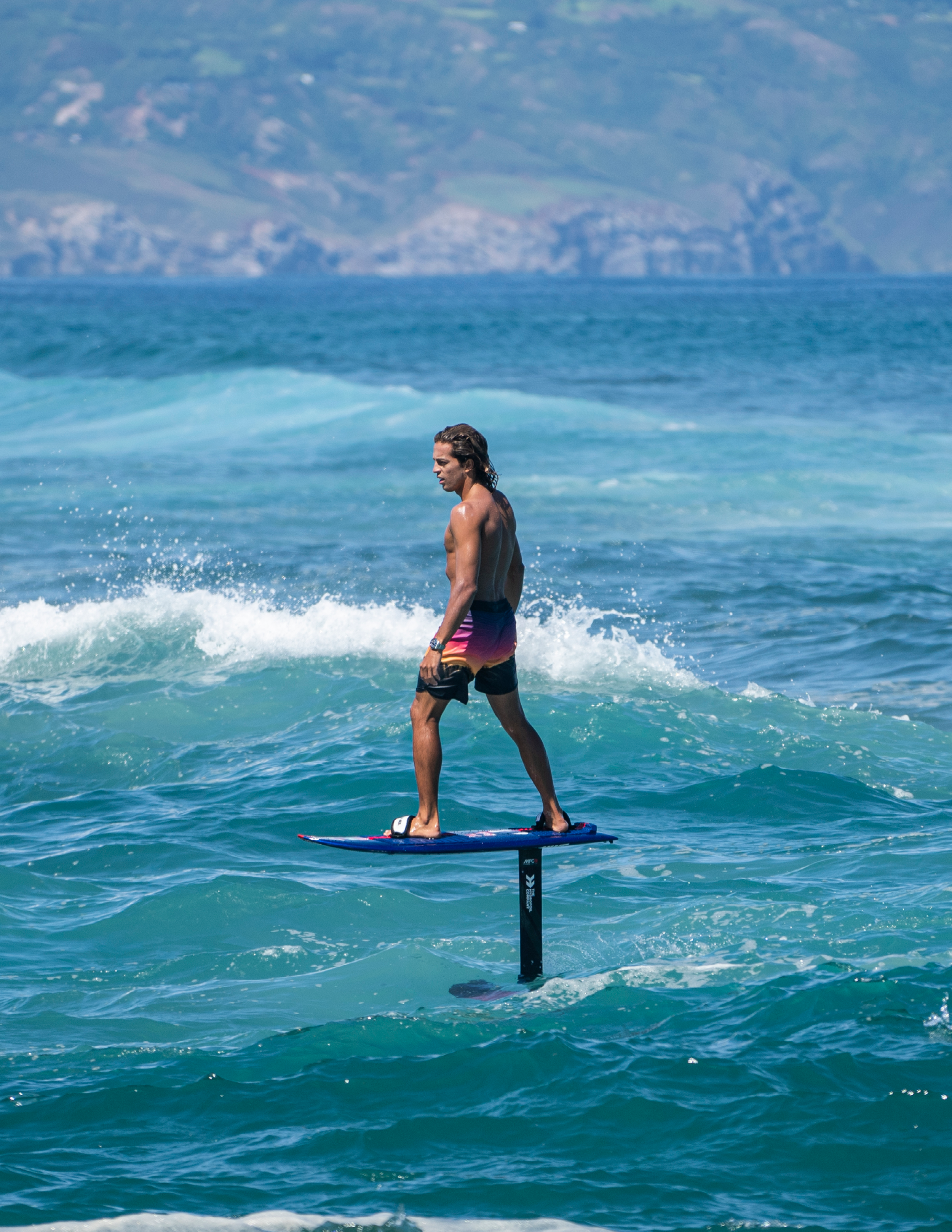 Deep Royal Blue - KAI LENNY X COAST GUARD HOODED LONG SLEEVE SURF TOP