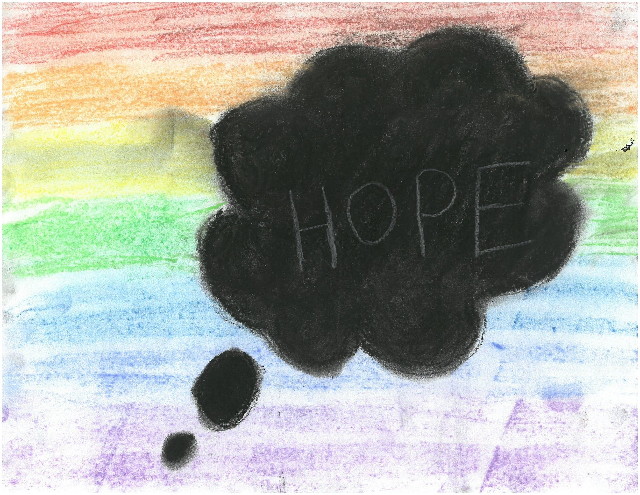 Artwork by a student at St. Nicholas Junior High, Edmonton, Alberta