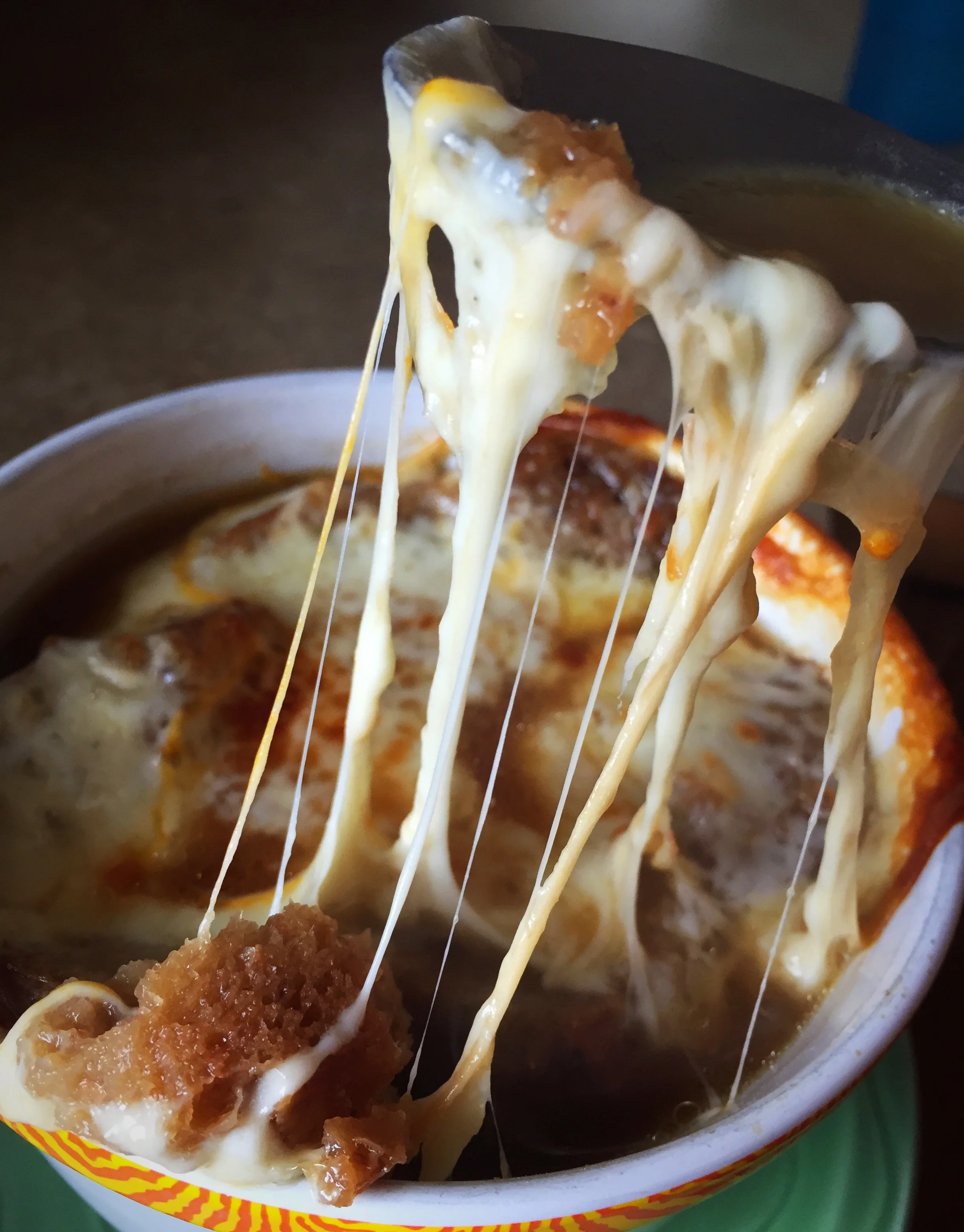 The afforementioned ooooey gooooey cheesy goodness!