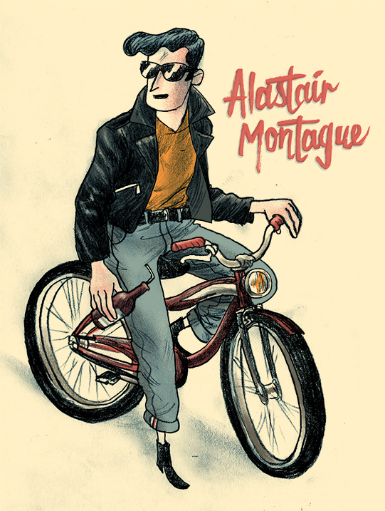 Alastair (call me "Al") Montague prefers his dark room to, well, pretty much anything requiring social interaction. You will find out more about Al in "The Montague Twins and the Mystery of the Bony Fingers".