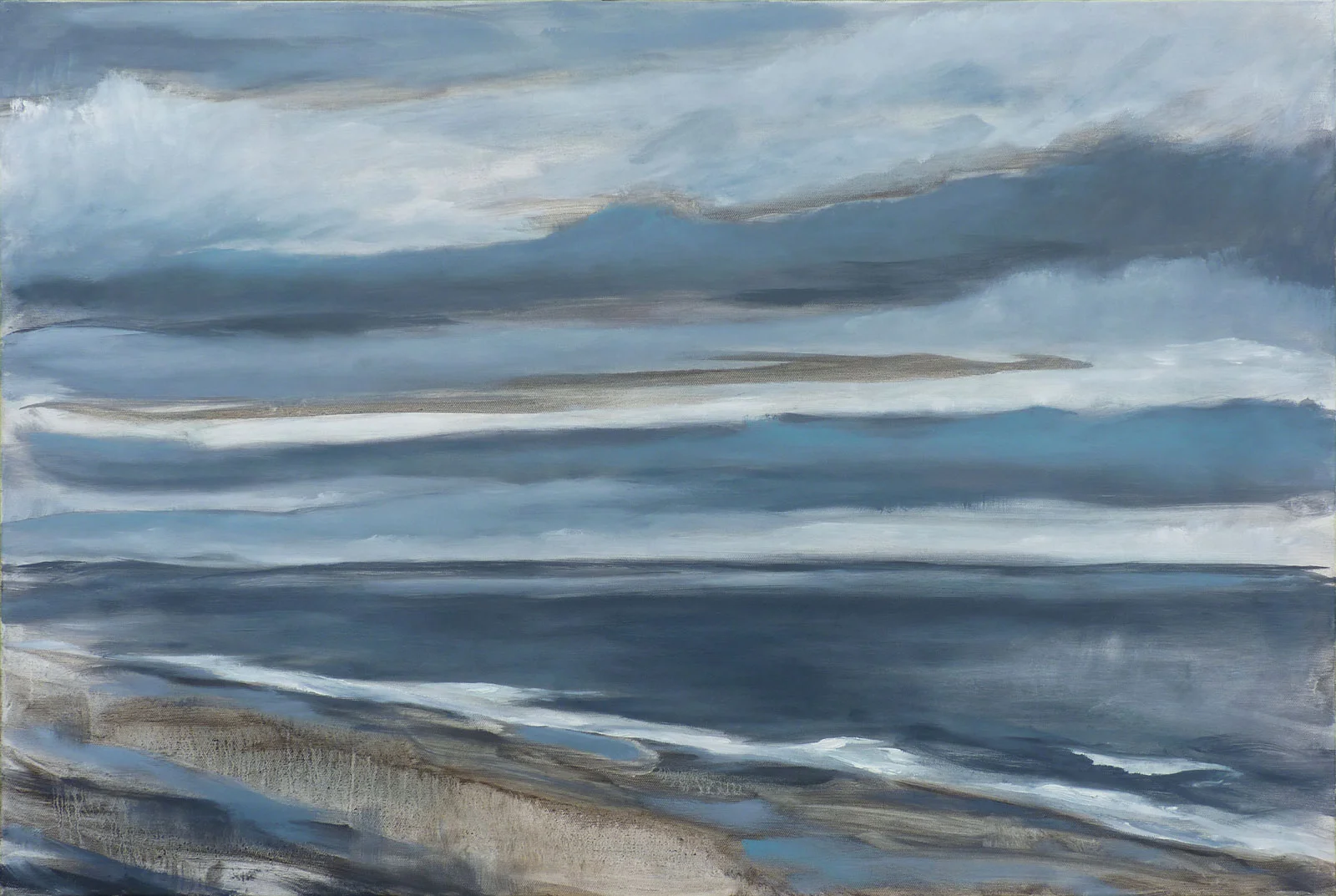 Shoreline III , 2018. Oil on canvas. 24x36 inches