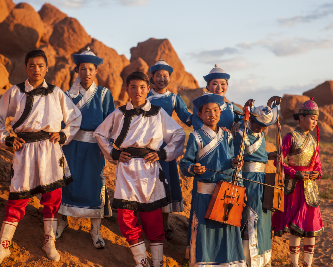Melody of Go bi students from Khankhongor High School
