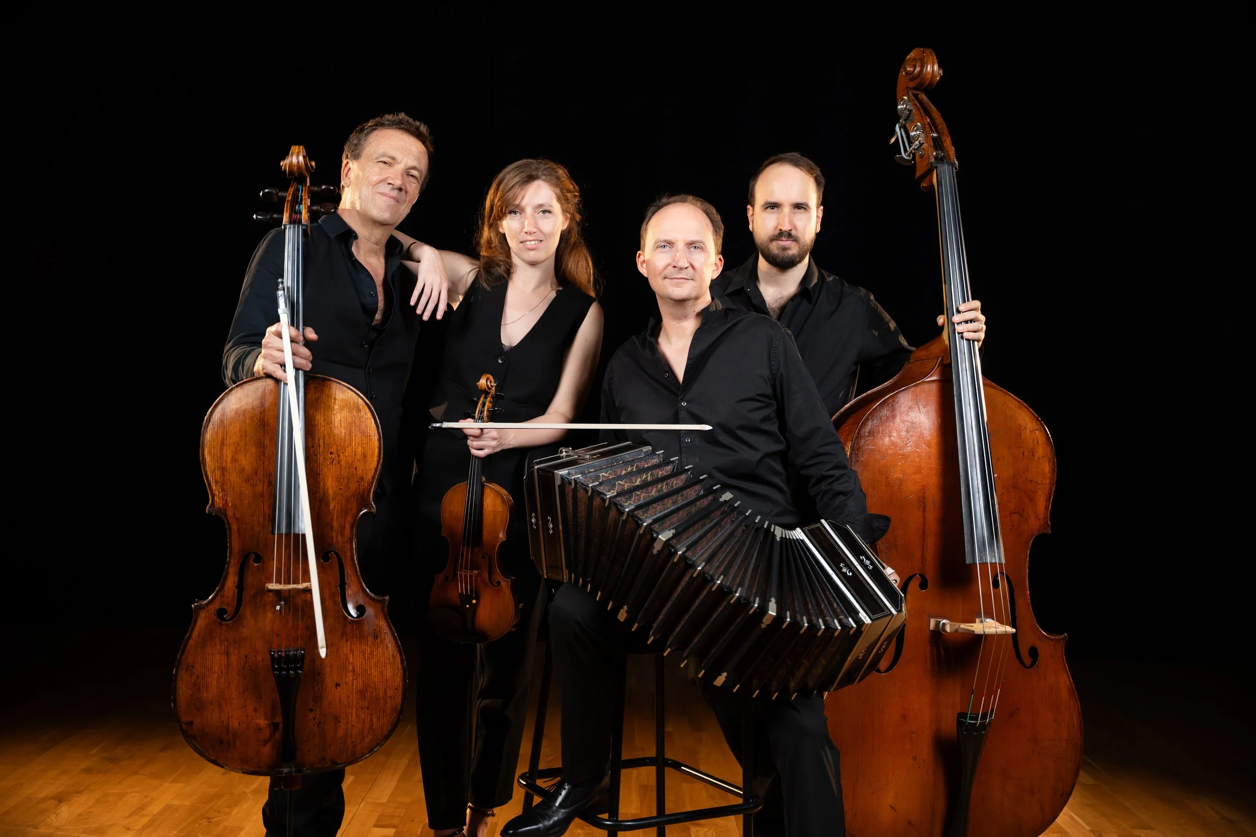 barocco tango quatuor vivaldi piazzolla les folles saisons bandonéon violon violoncelle contrebasse