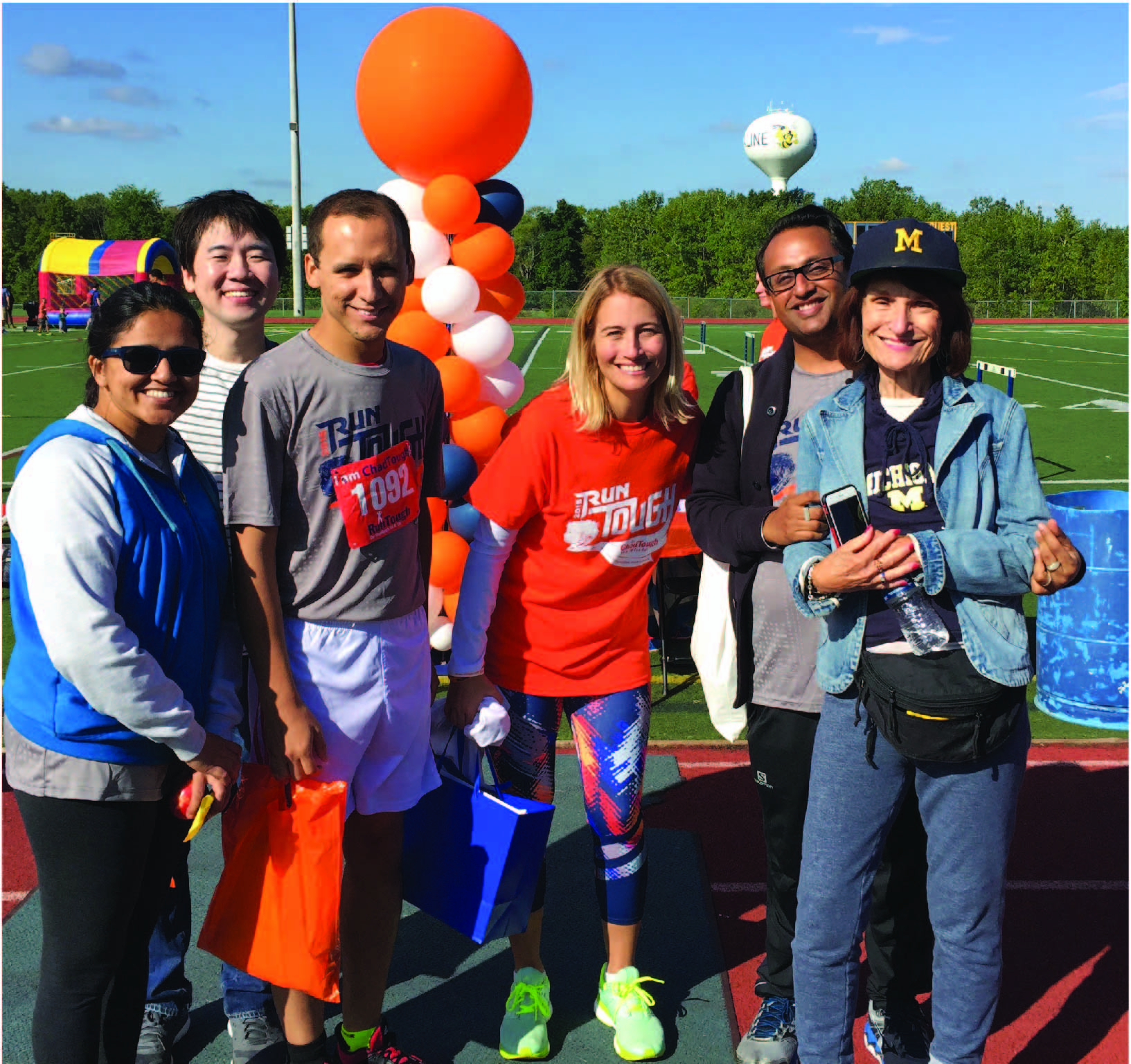 Our lab with Tammi Carr and Susan Gray at the ChadTough walk aganist DIPG
